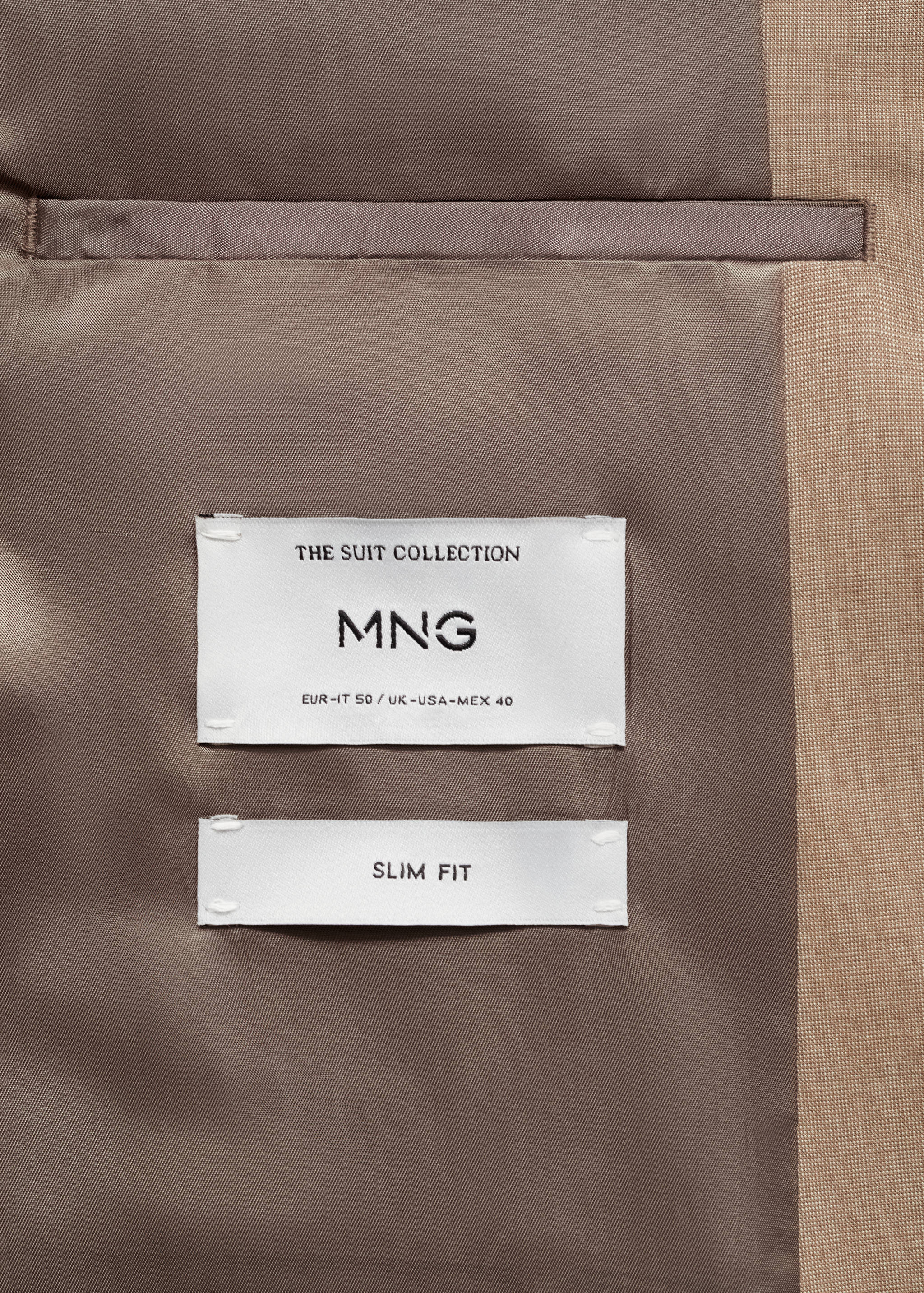 Milan slim-fit suit blazer - Details of the article 8