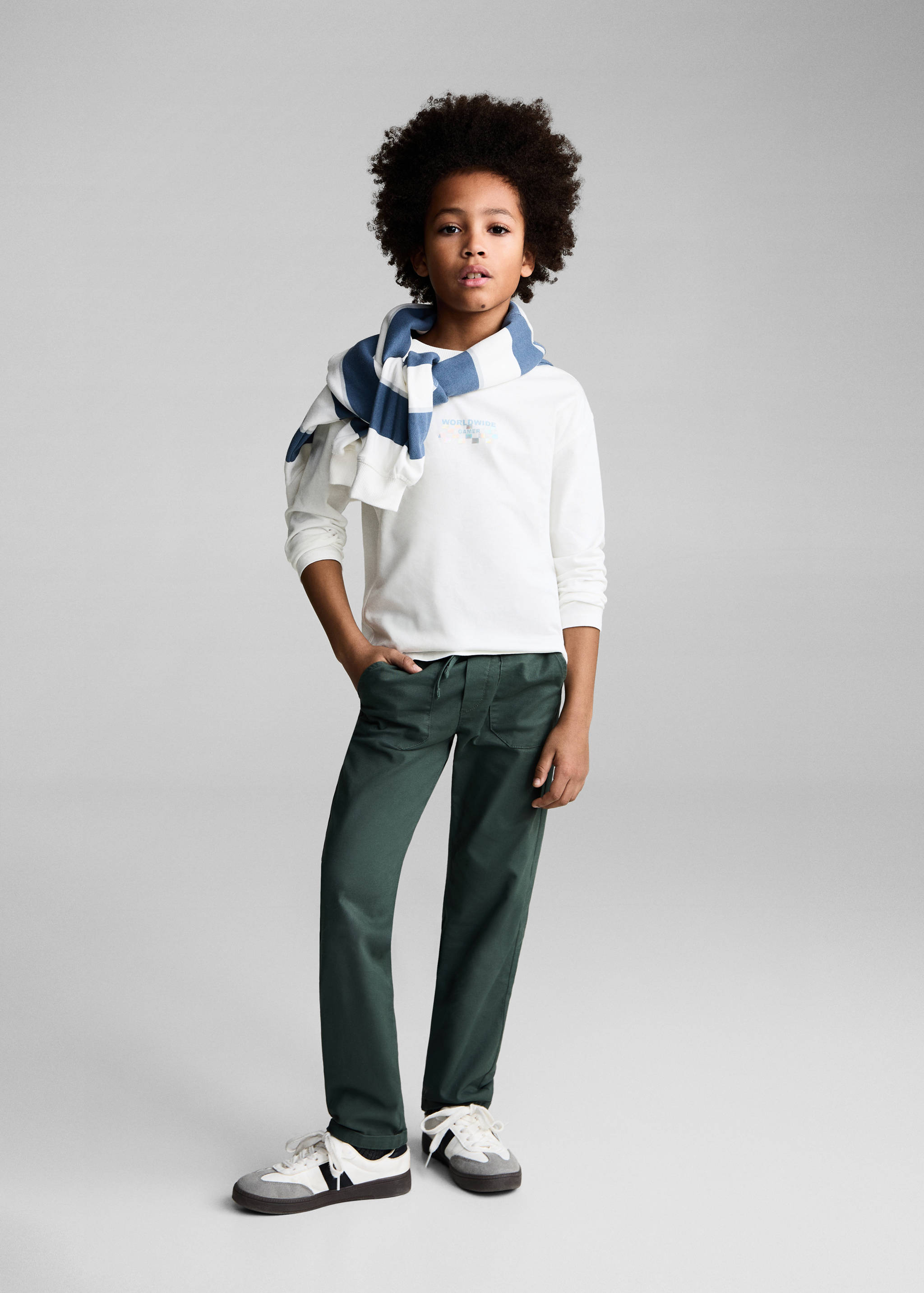 Printed long sleeve t-shirt - General plane