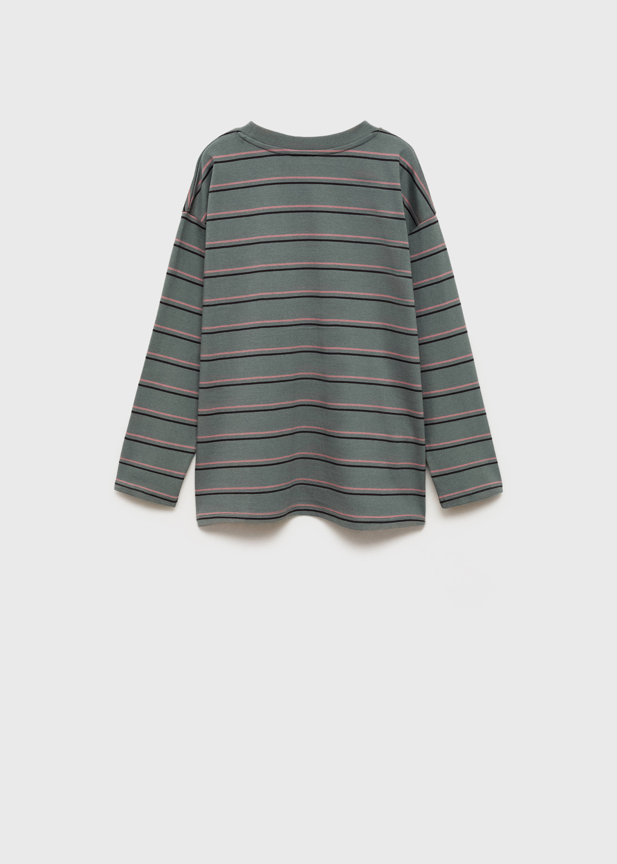 Striped oversized t-shirt - Reverse of the article