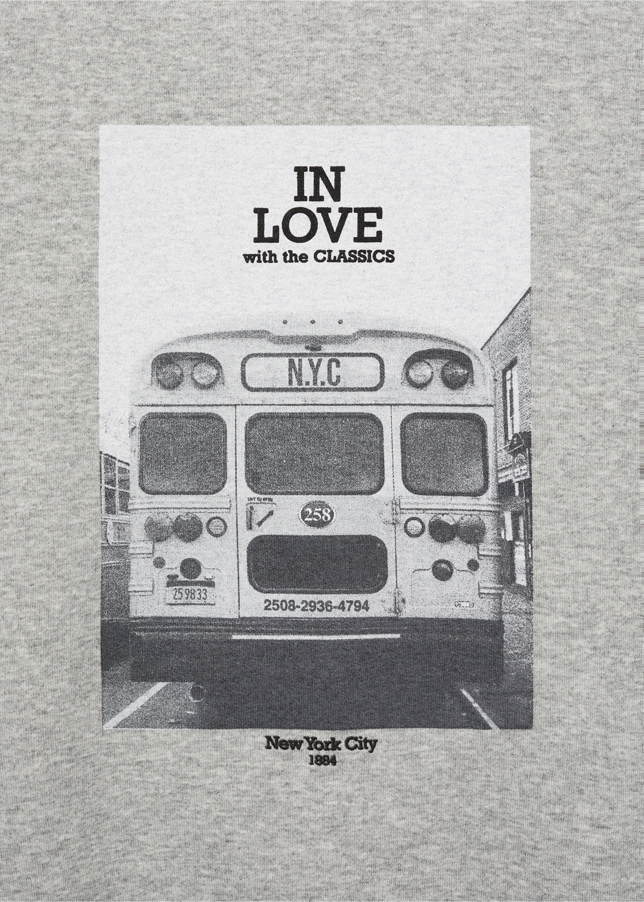 Graphic-print cotton sweatshirt - Details of the article 0, Dark Heather Grey. Ref: 87010641-00.