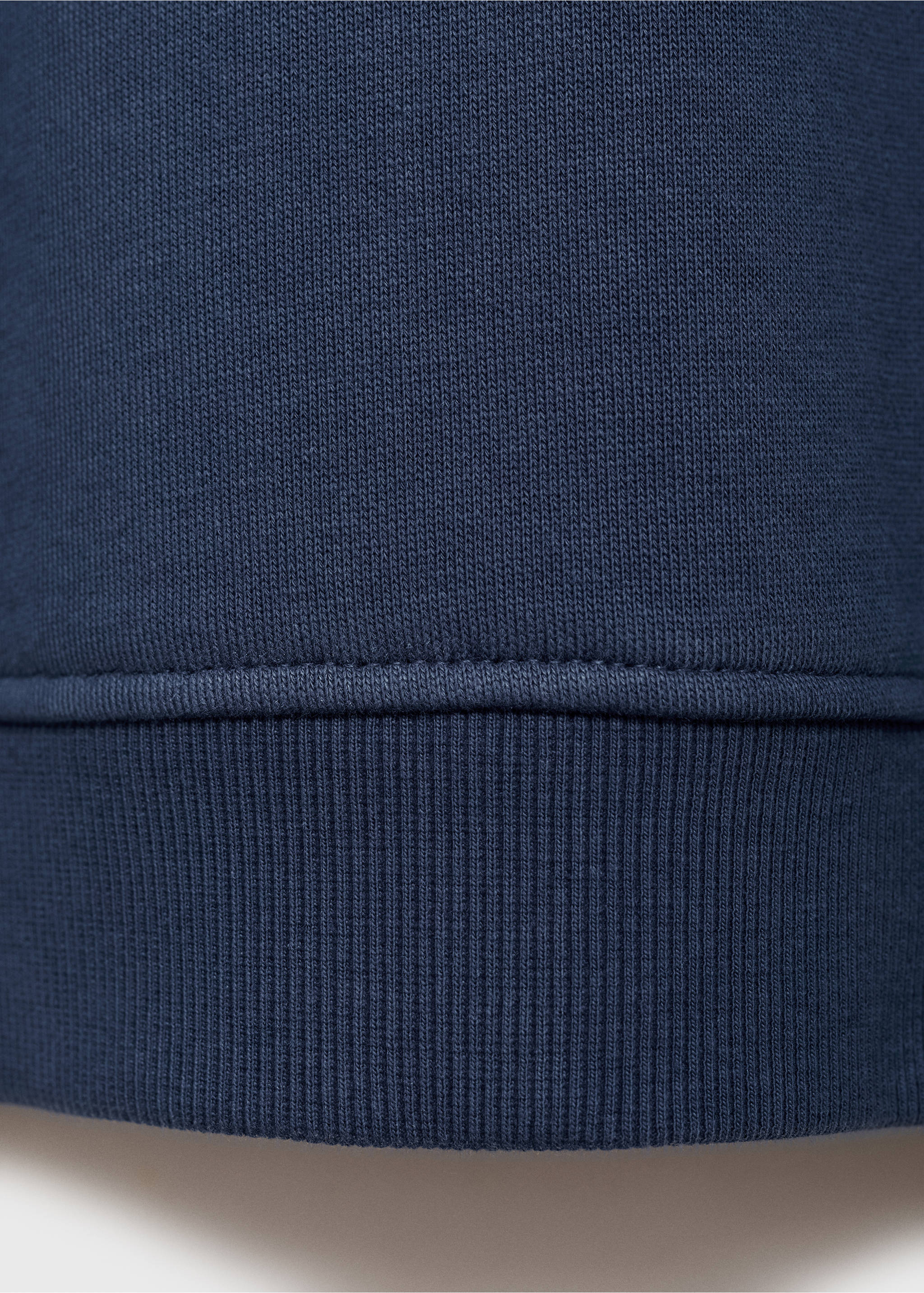 Sudadera detalle abalorios - Detalle del artículo 0, Azul marino oscuro. Ref: 87010645-00.