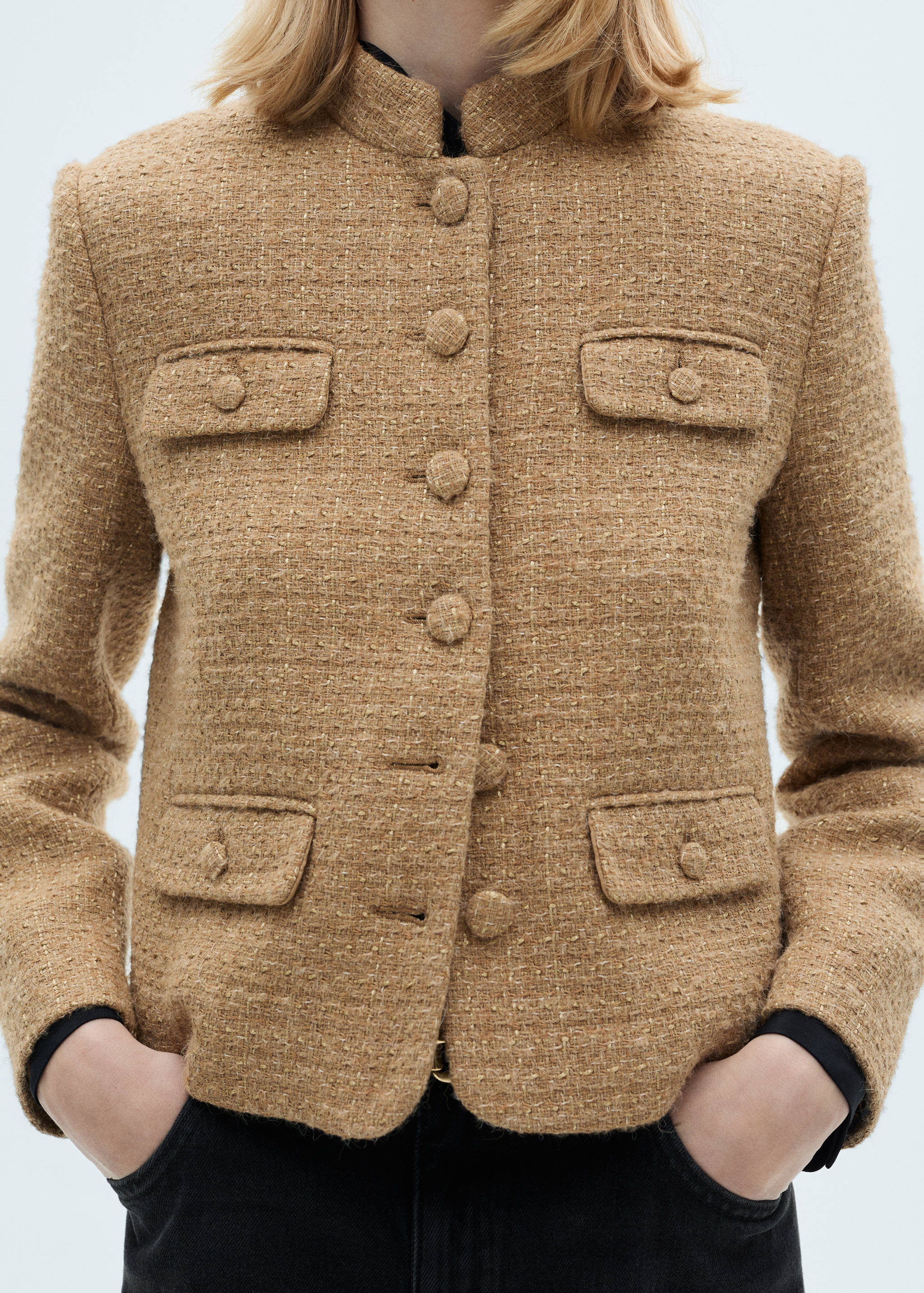 Tweedjacke mit Stehkragen - Detail des Artikels 6