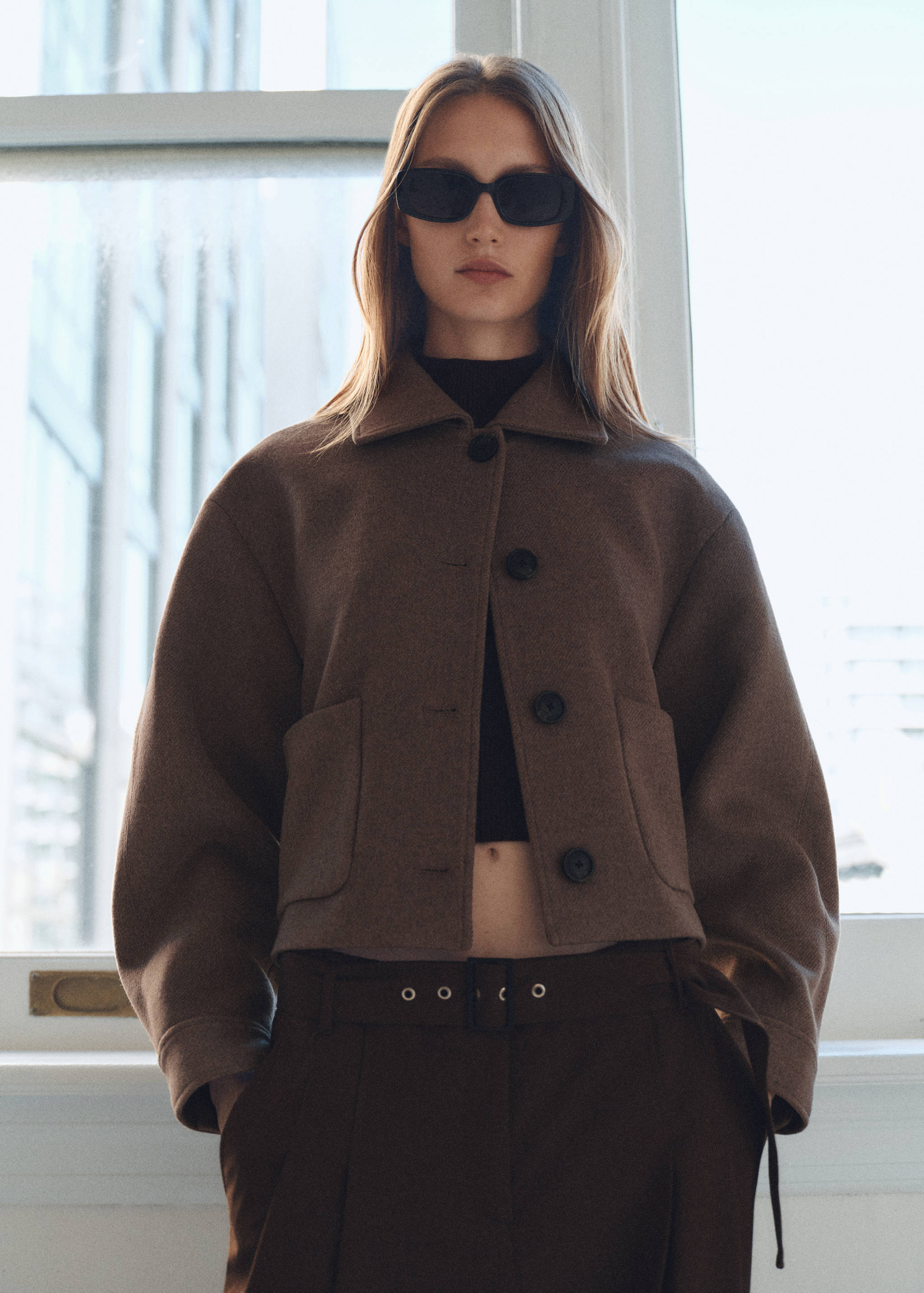 Chaqueta lana bolsillos - Detalle del artículo 2