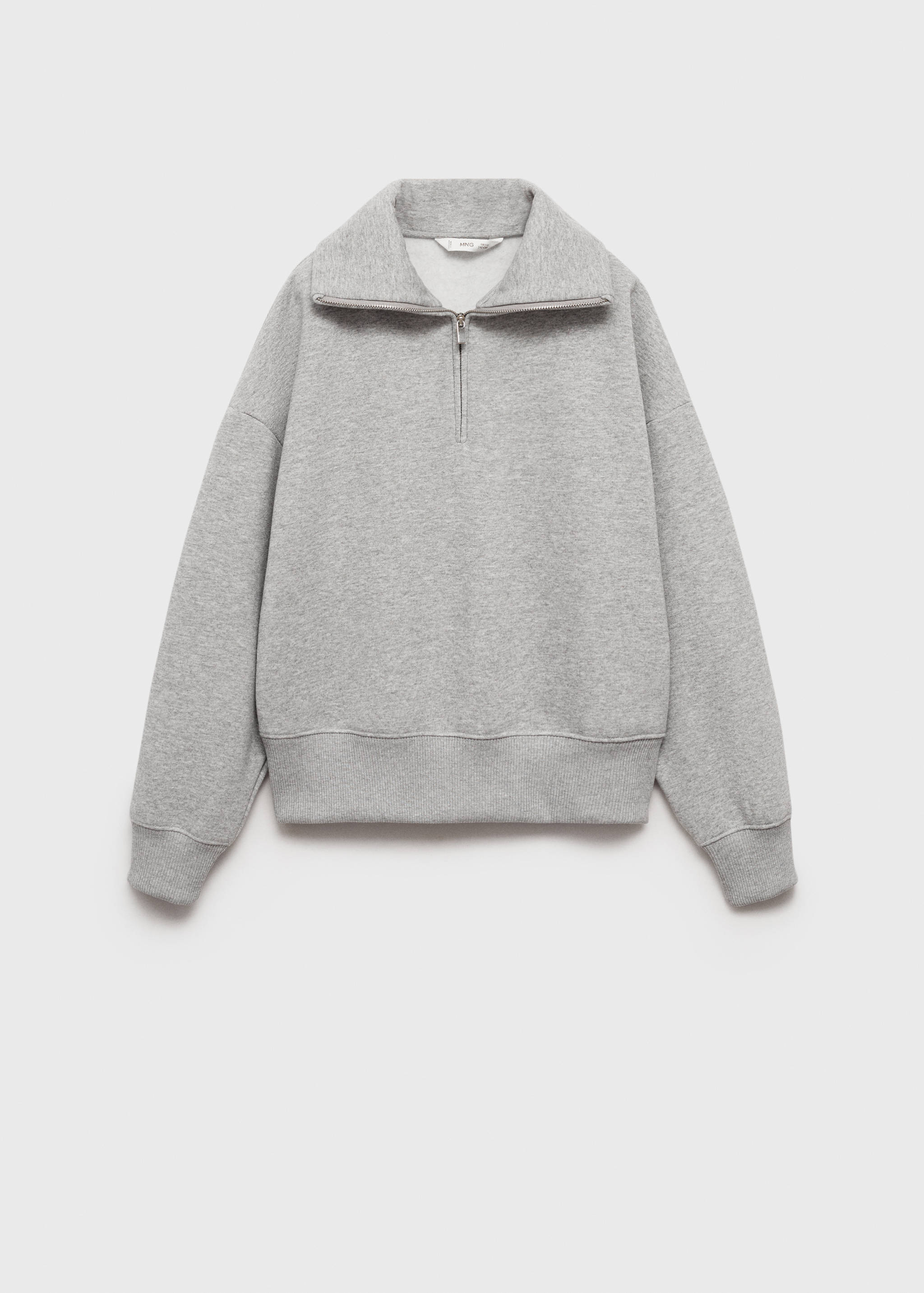 Turtleneck sweatshirt with zip - Article without model