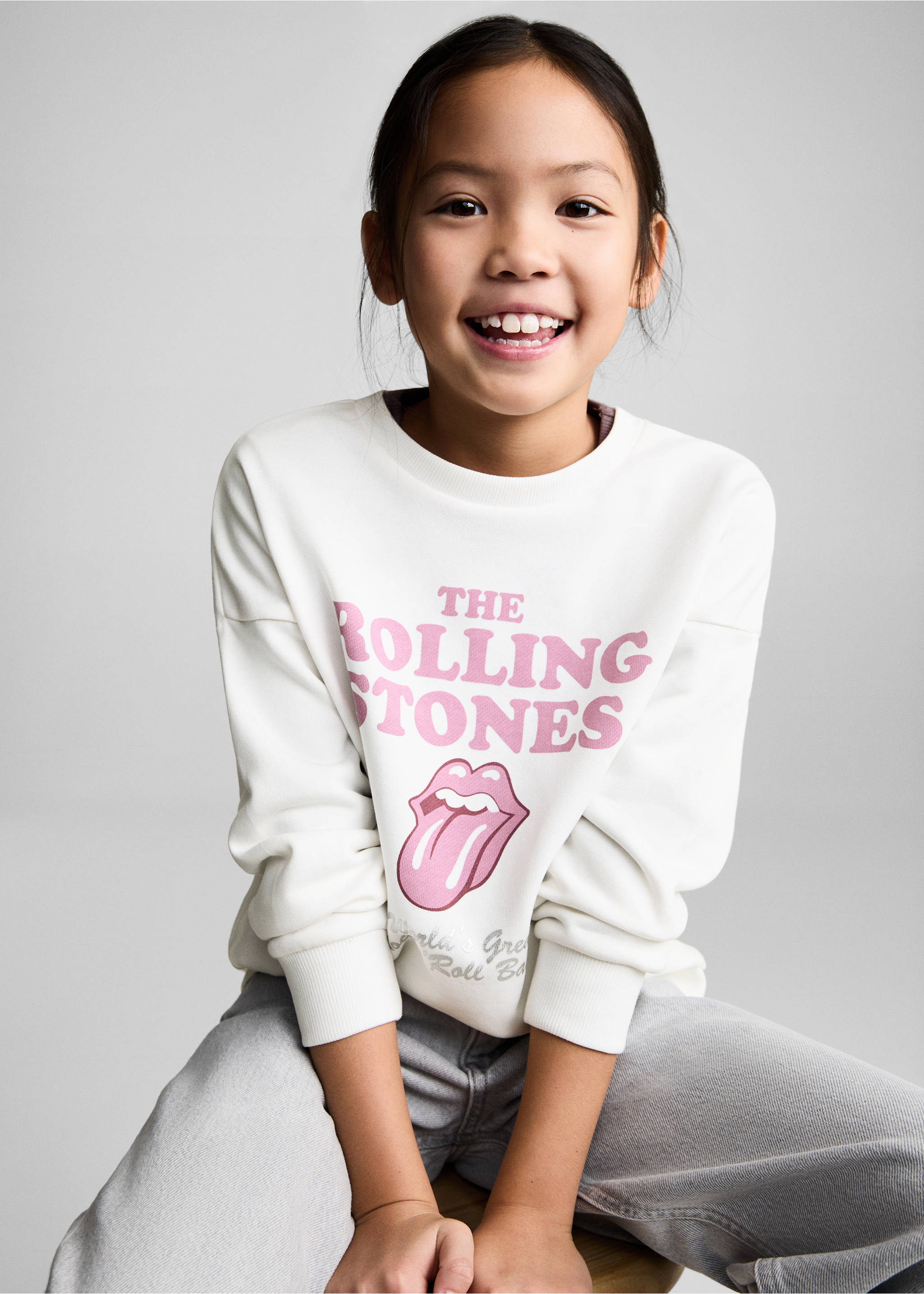 The Rolling Stones sweatshirt - Details of the article 1, Off White. Ref: 87011048-00.