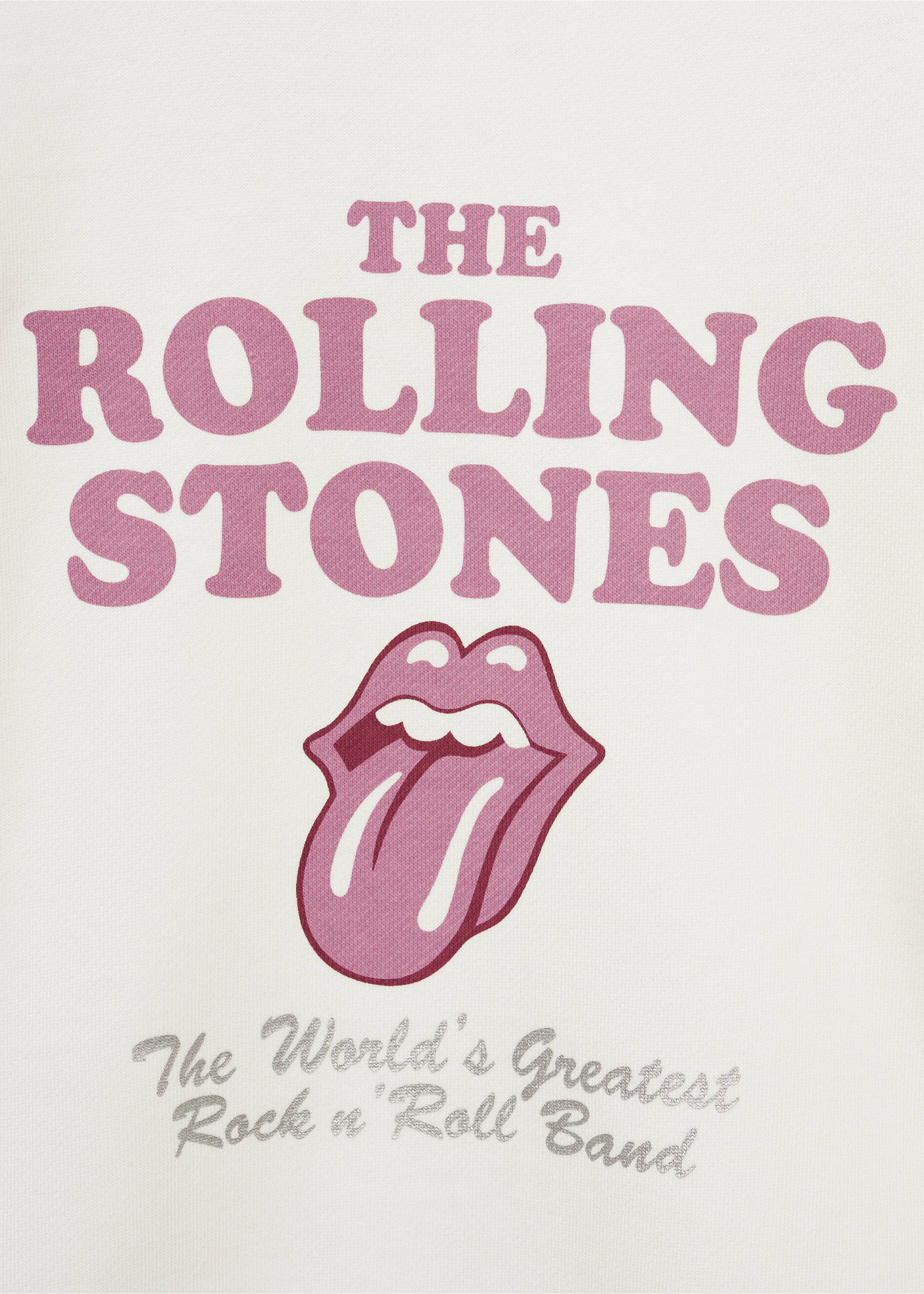 The Rolling Stones sweatshirt - Details of the article 0, Off White. Ref: 87011048-00.