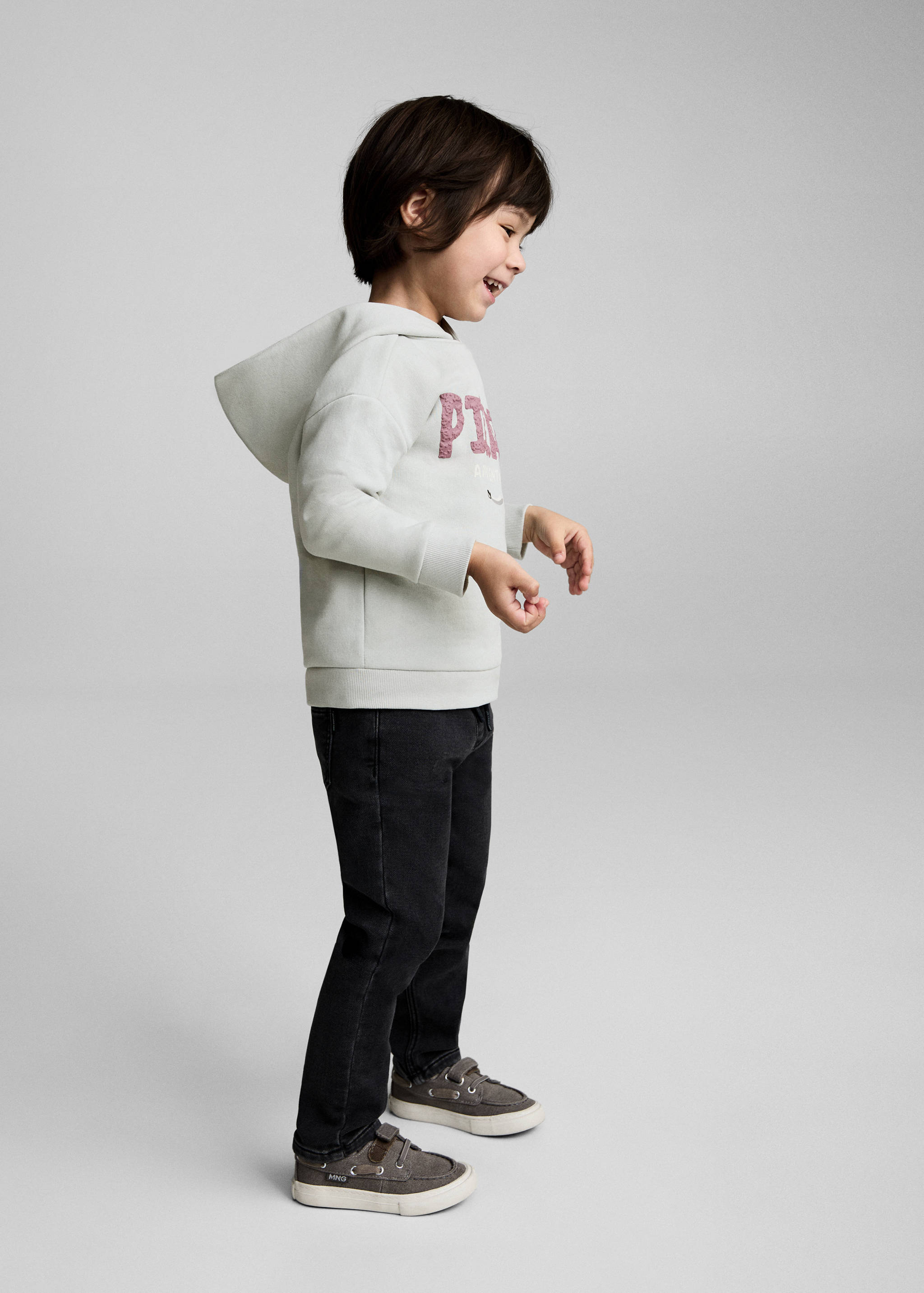 Embossed design sweatshirt - General plane