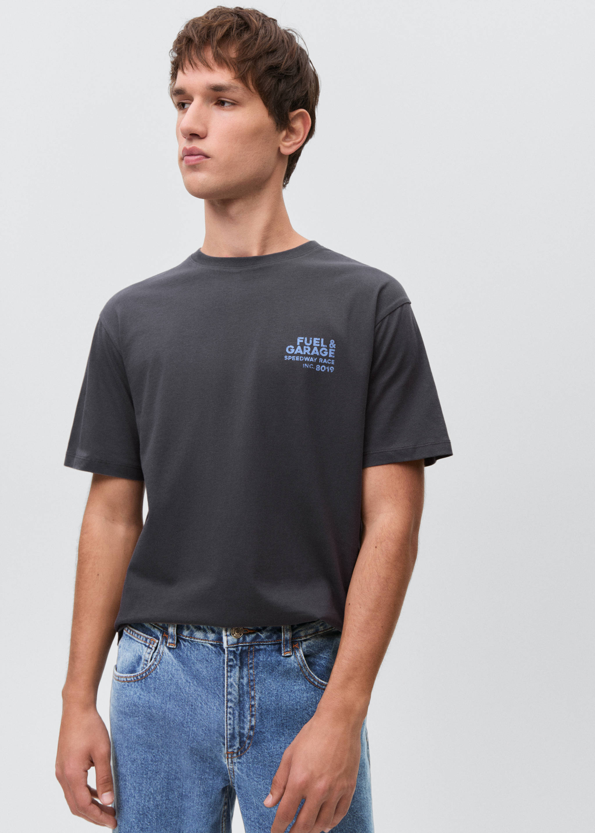 Ripped slim jeans - Medium plane