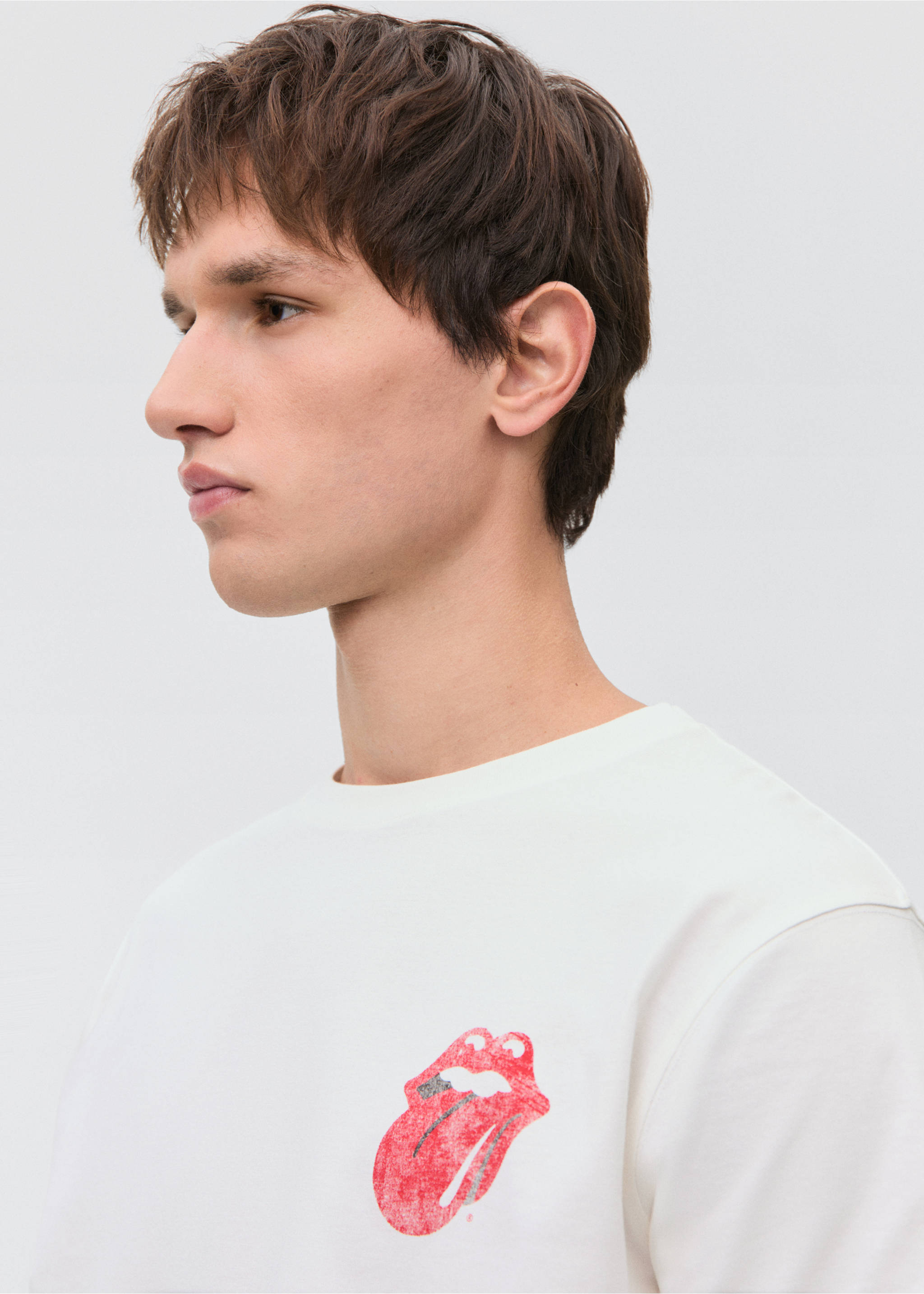 The Rolling Stones T-shirt - Detail van het artikel 1, Gebroken wit. Ref: 87011057-00.