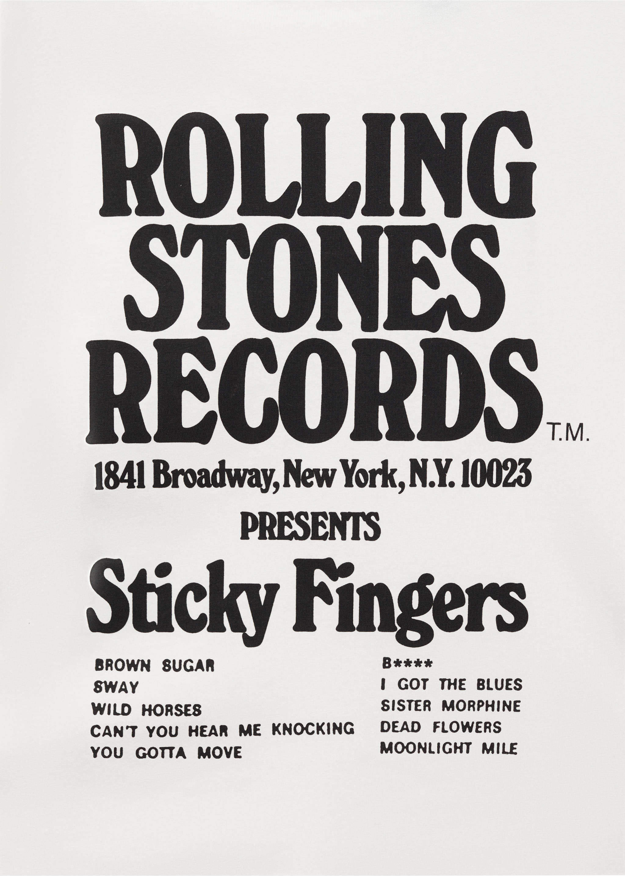 The Rolling Stones T-shirt - Detail van het artikel 0, Gebroken wit. Ref: 87011057-00.