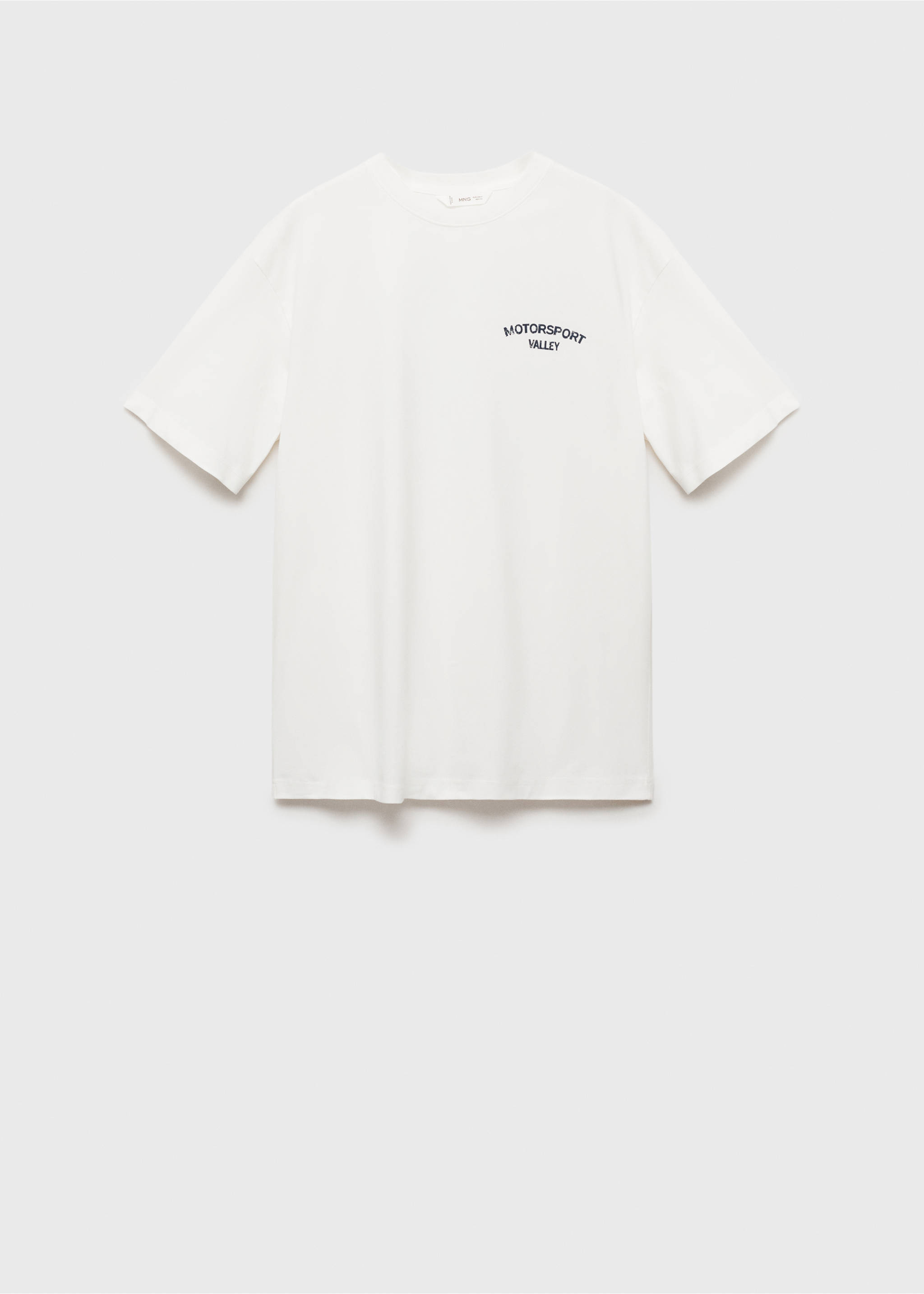 Printed cotton-blend T-shirt - Article without model, Off White. Ref: 87011060-00.