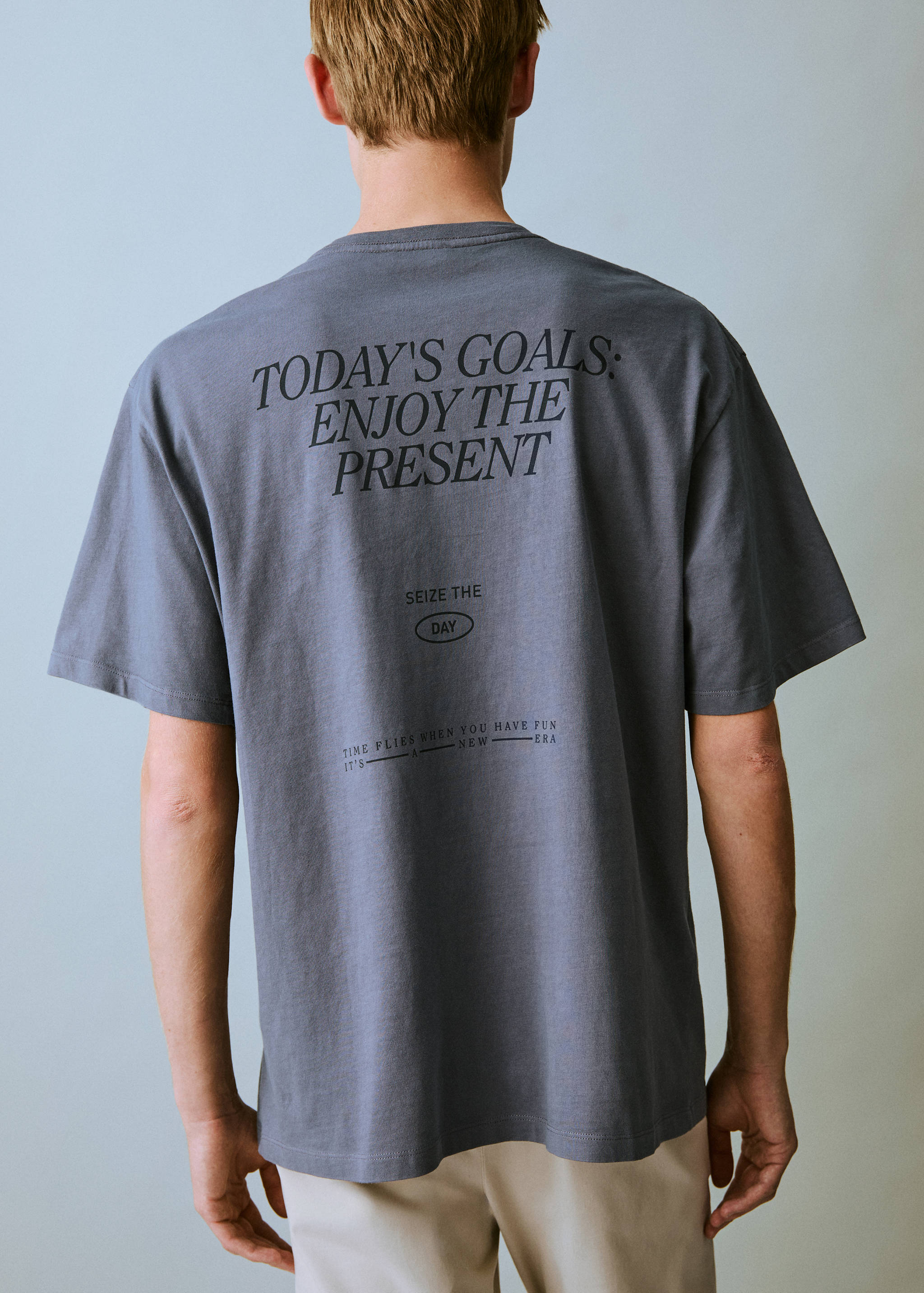 Printed cotton-blend t-shirt - Teen Boy | MANGO OUTLET USA