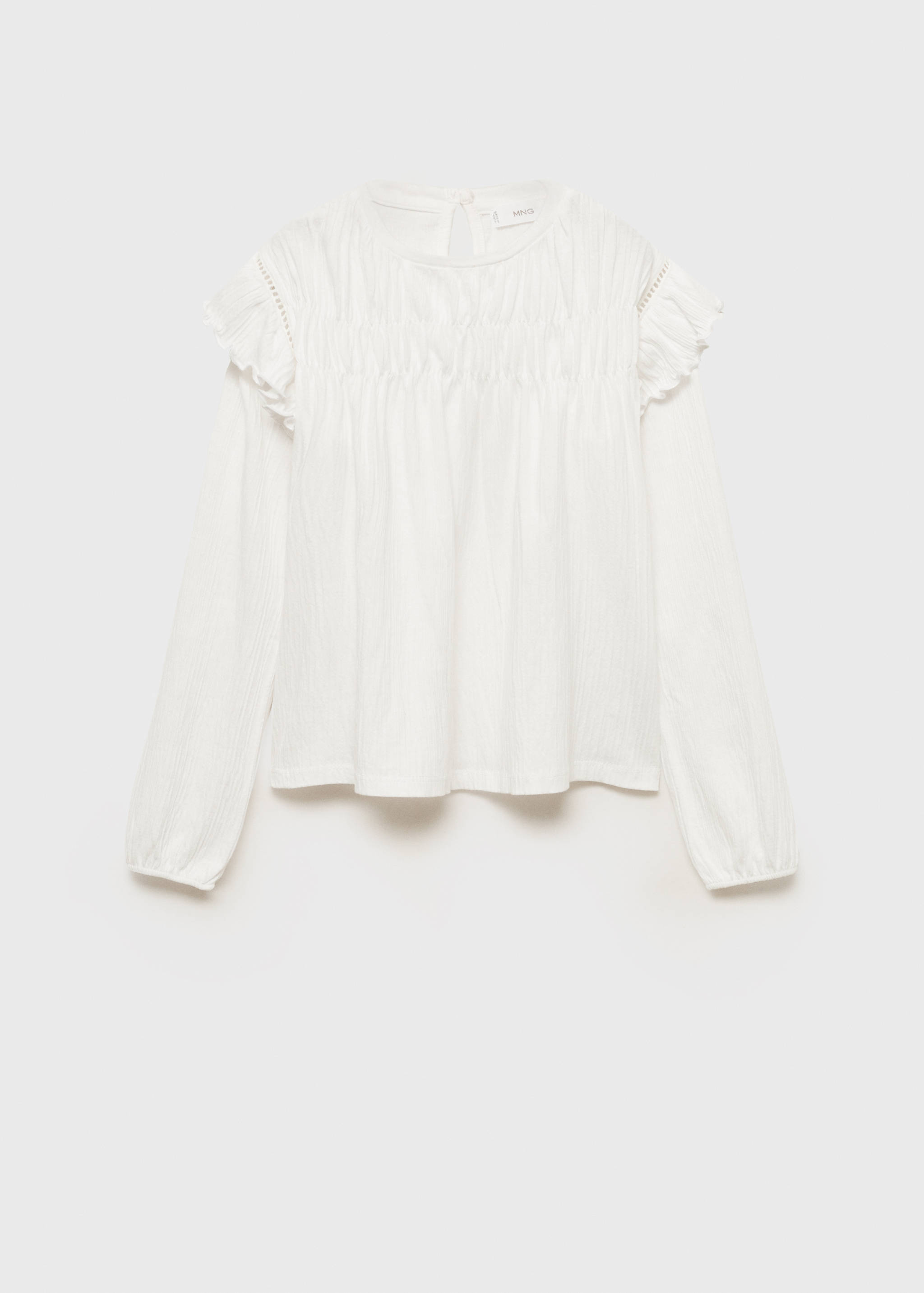 Koszulka falbany na rękawach - Artykuł bez modela/modelki