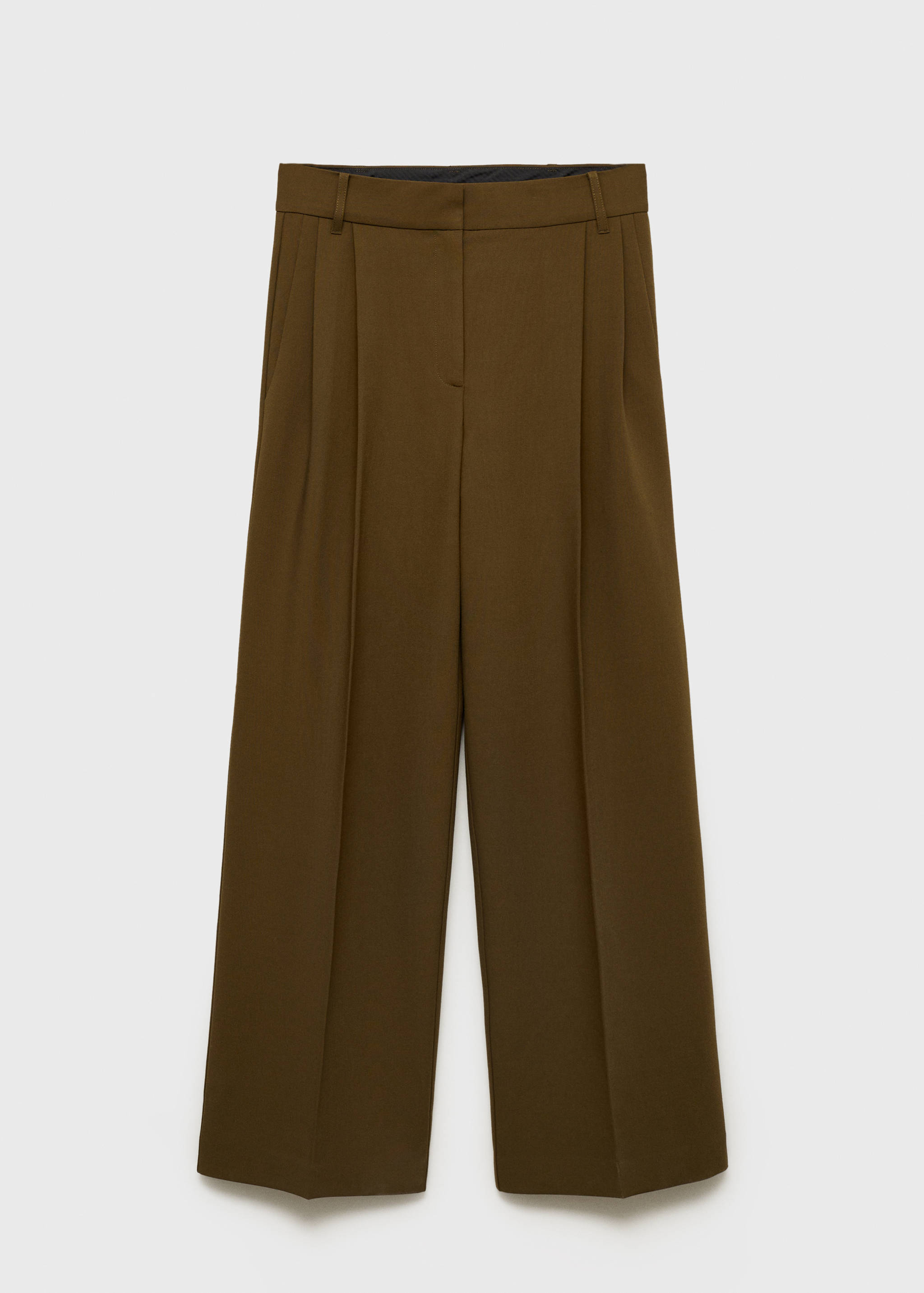 Straight-fit pleated pants - Article without model