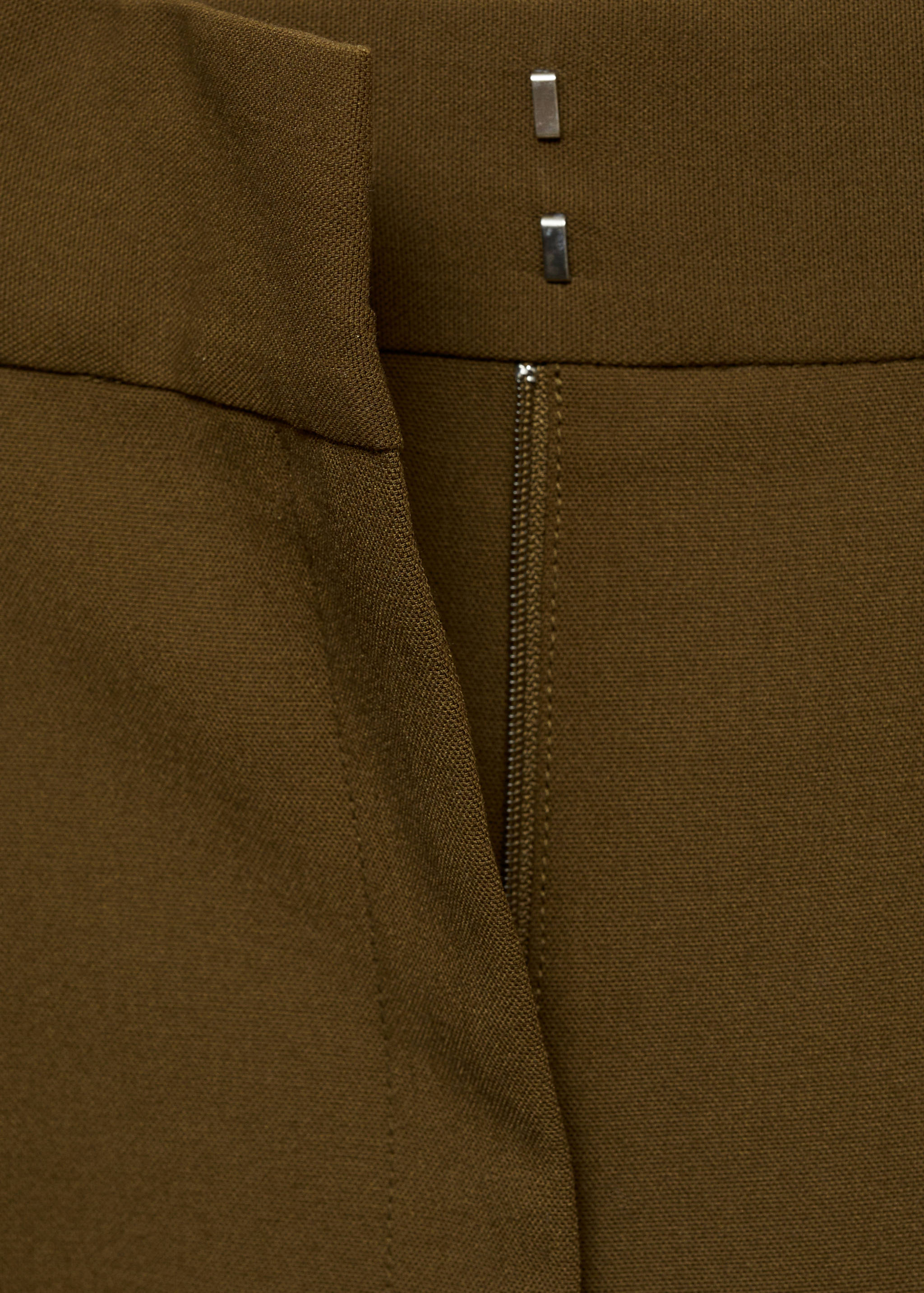 Straight-fit pleated pants - Details of the article 8