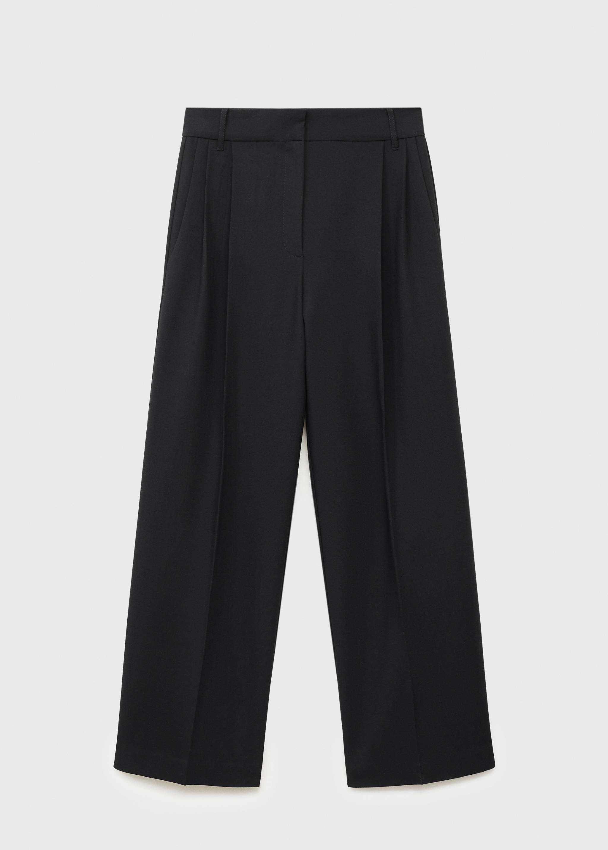 Straight-fit pleated pants - Article without model