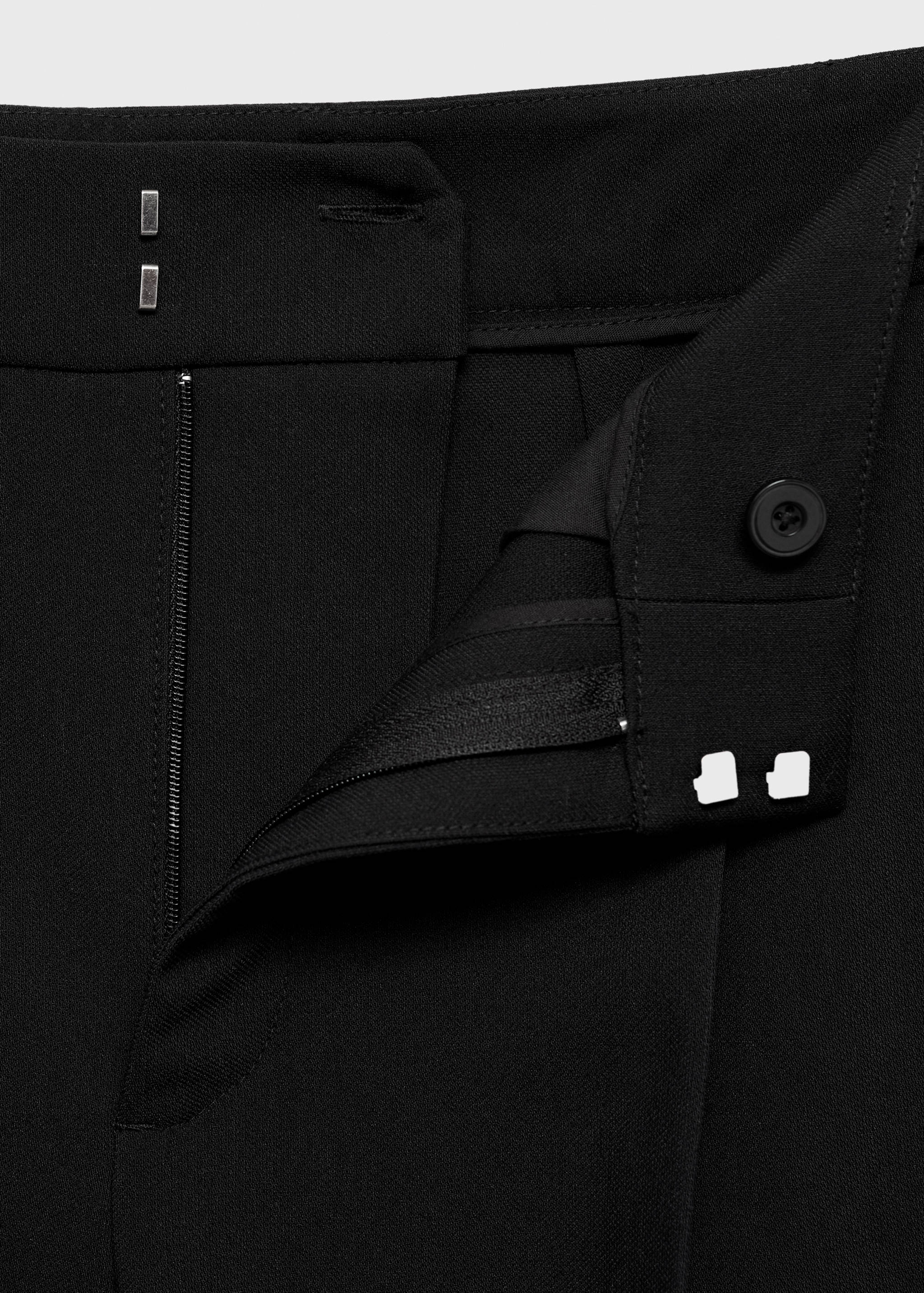 Straight-fit pleated trousers - Details of the article 8