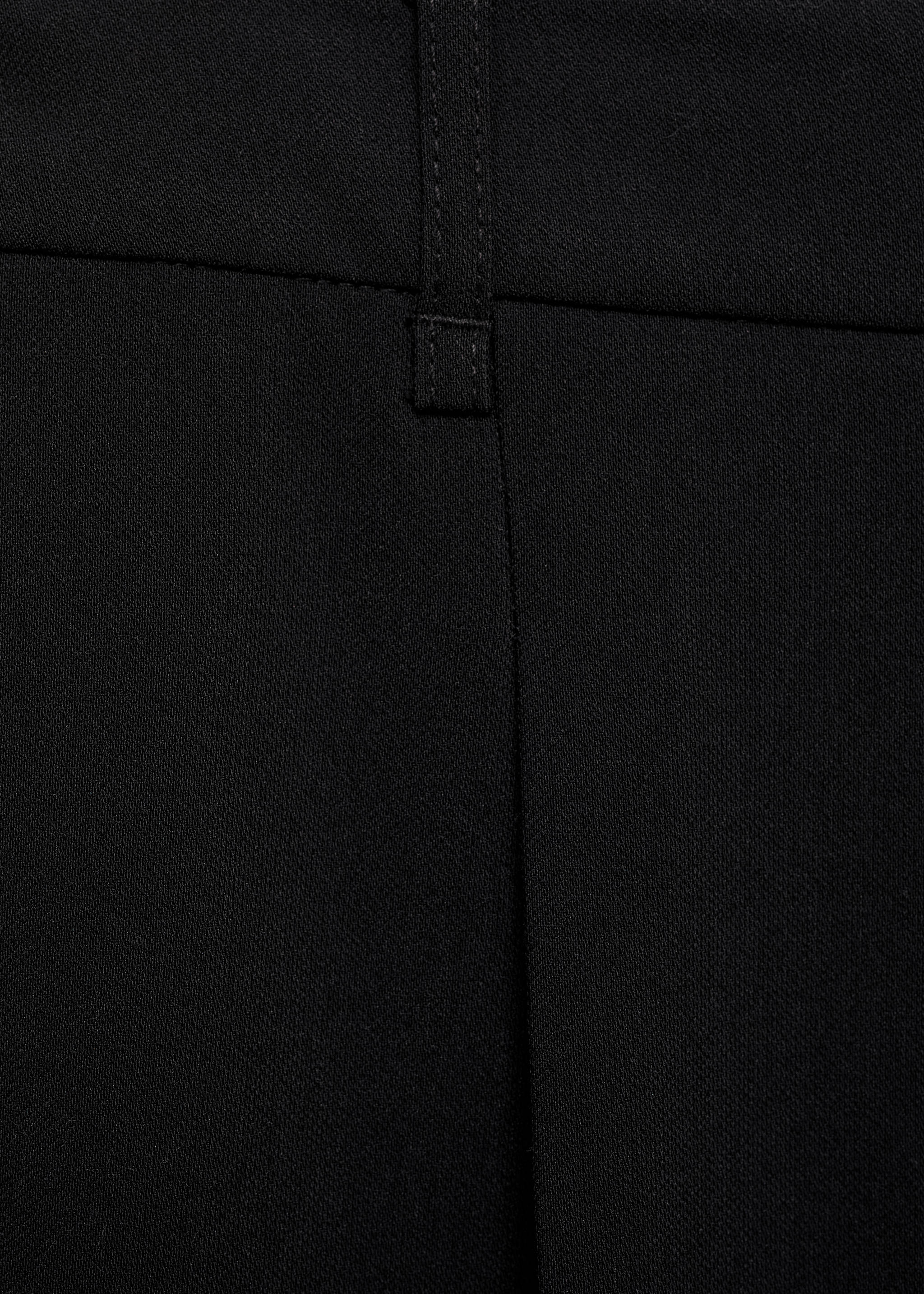 Straight-fit pleated trousers - Details of the article 0