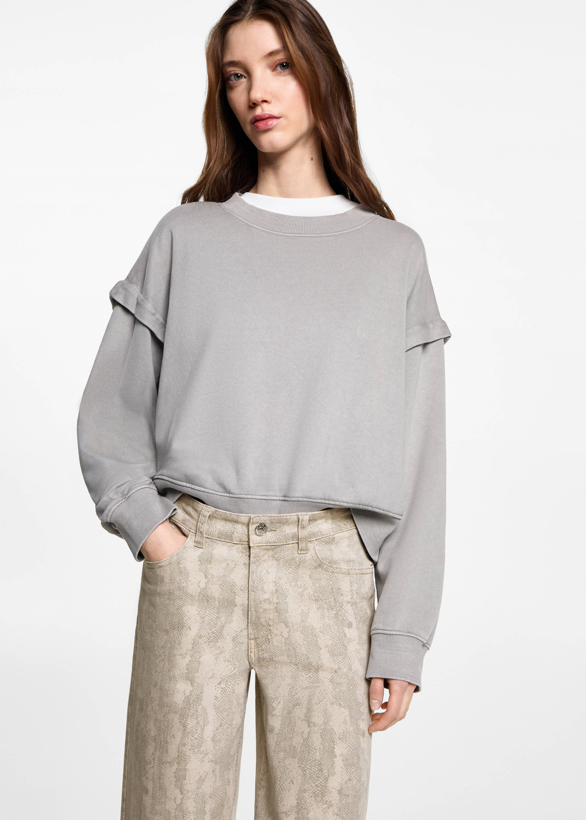 Calças culotte estampadas - Pormenor do artigo 1