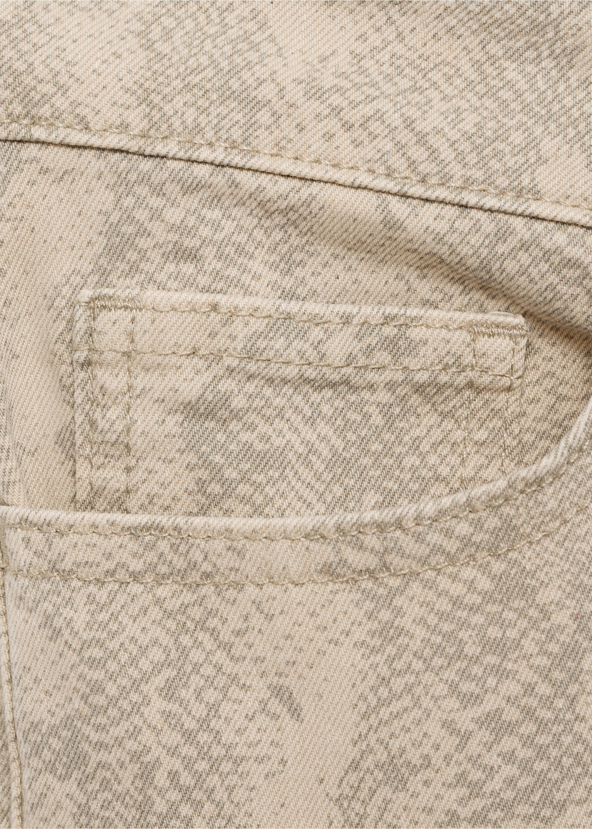 Calças culotte estampadas - Pormenor do artigo 8, Cru. Ref: 87011517-00.