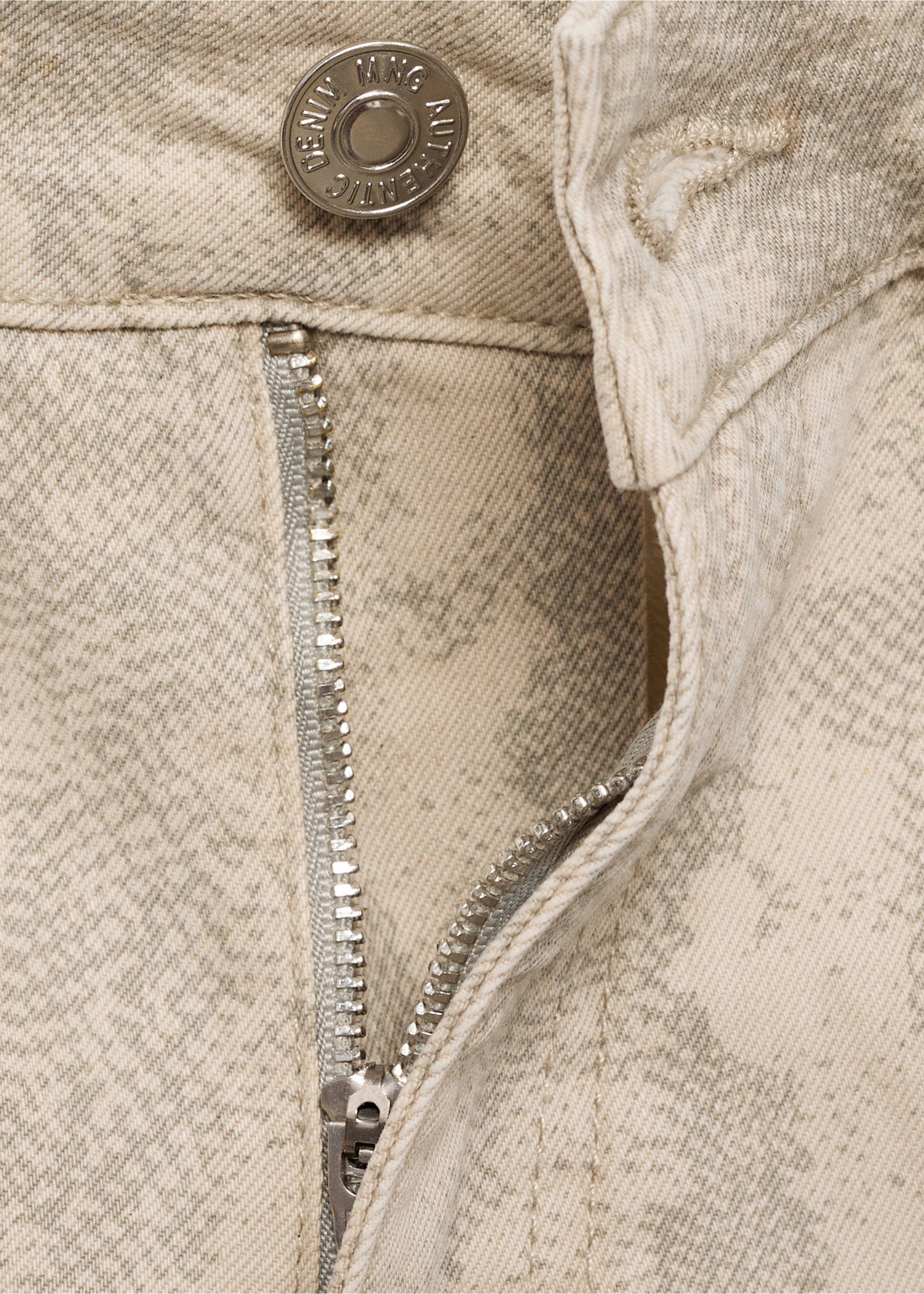 Calças culotte estampadas - Pormenor do artigo 0, Cru. Ref: 87011517-00.