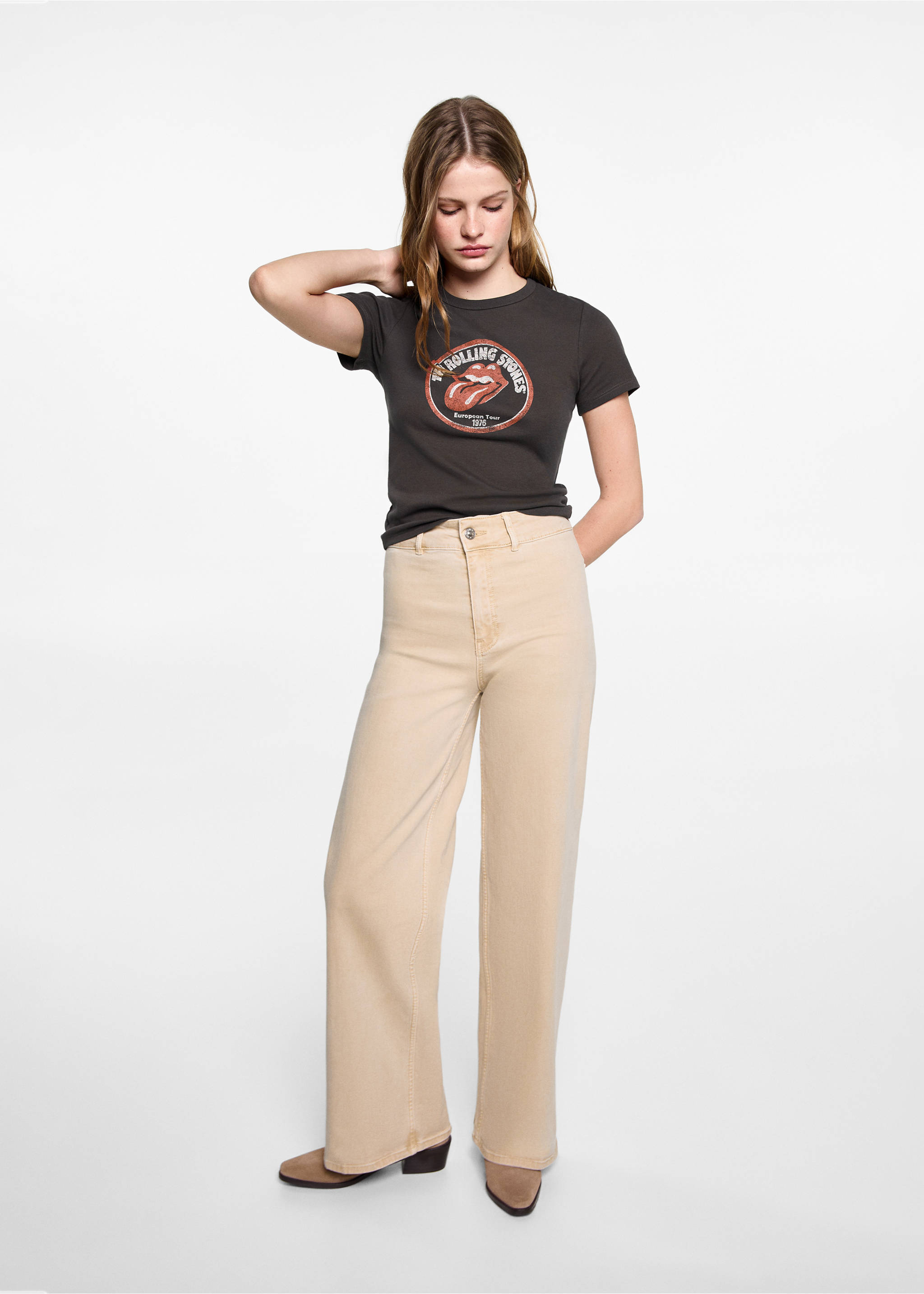 Camiseta The Rolling Stones - Plano general, Gris antracita. Ref: 87011520-00.