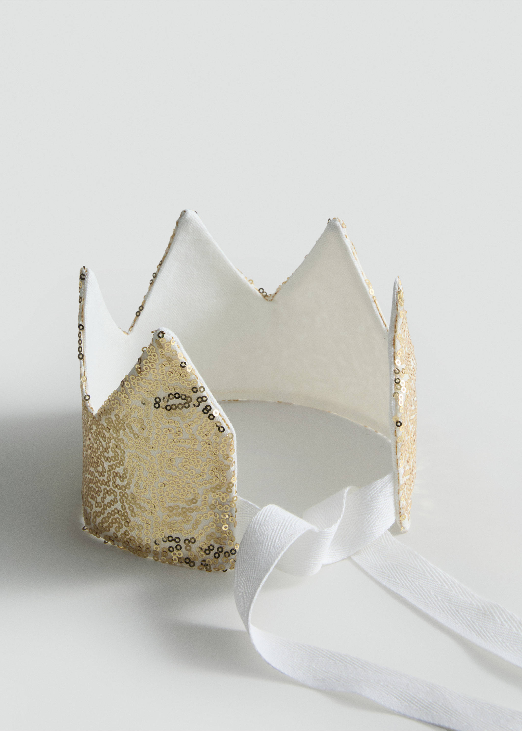 Sequin crown - Medium plane, Gold. Ref: 87012532-00.