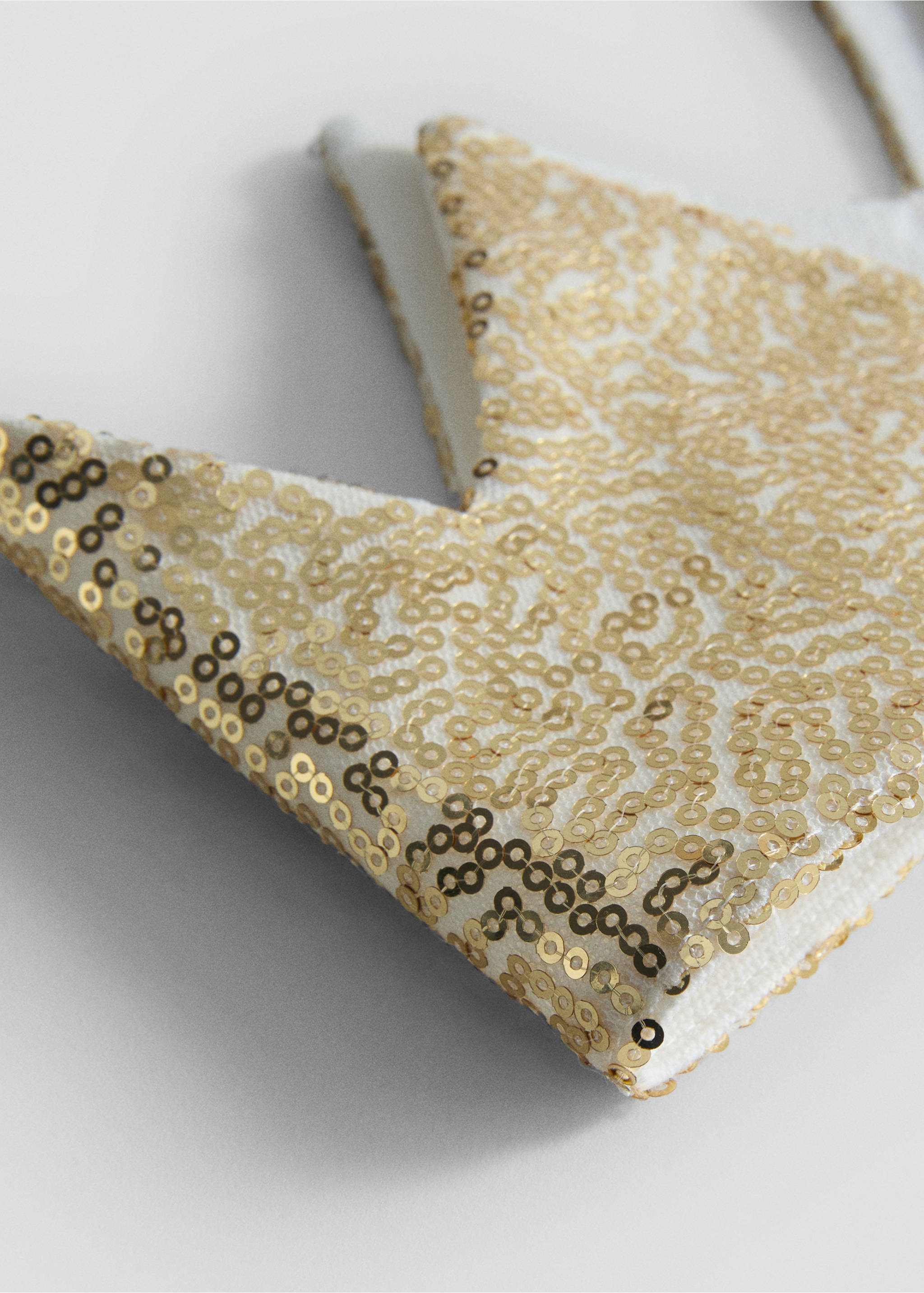Sequin crown - Details of the article 1, Gold. Ref: 87012532-00.