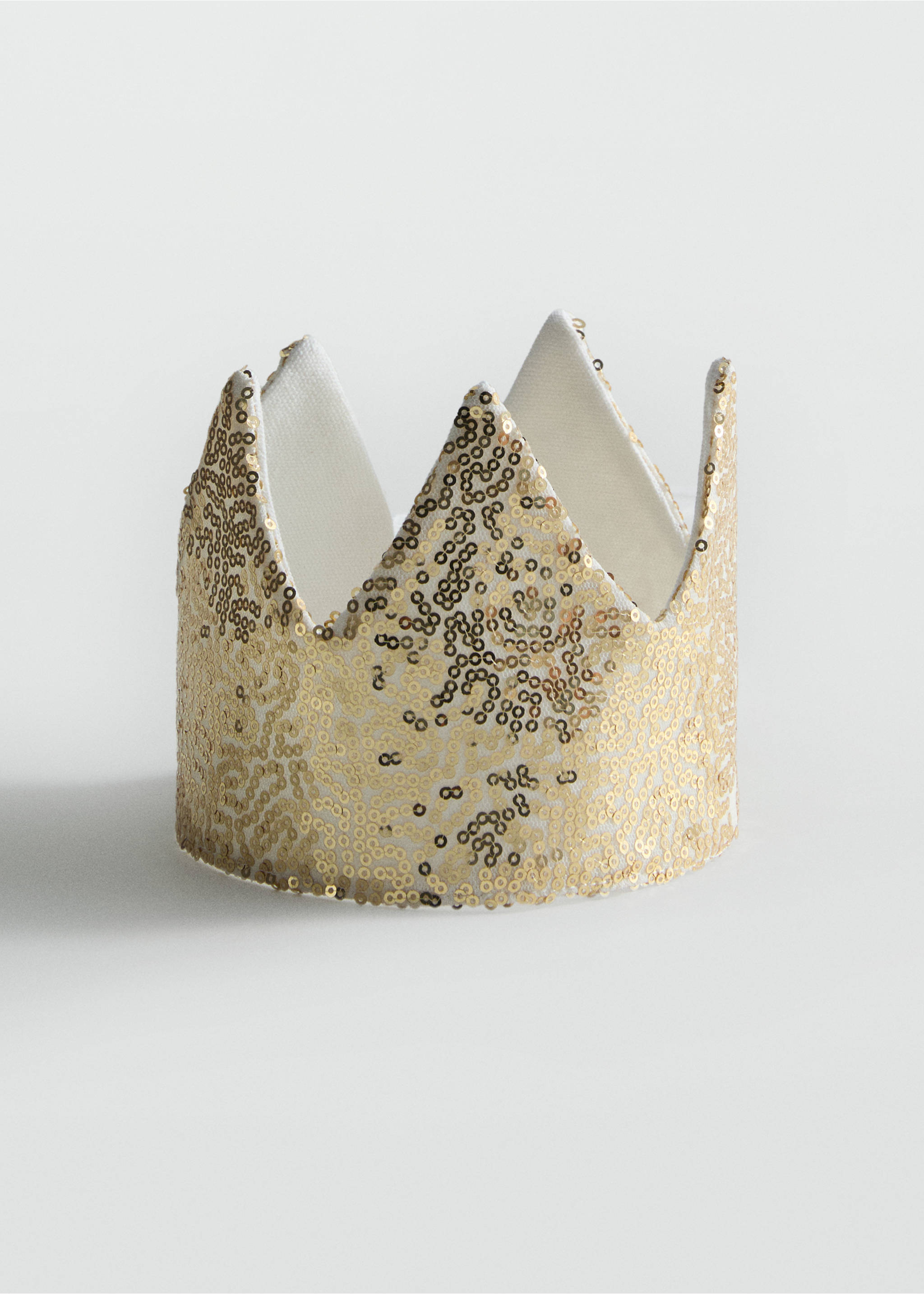 Krone mit Paillettenbesatz - Artikel ohne Model, Gold. Ref: 87012532-00.
