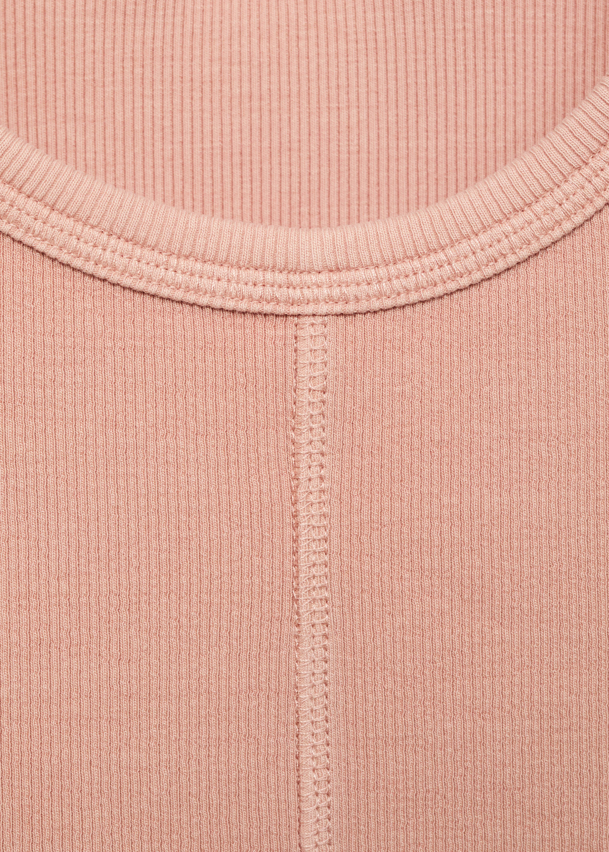 Camiseta crop canalé - Detalle del artículo 8