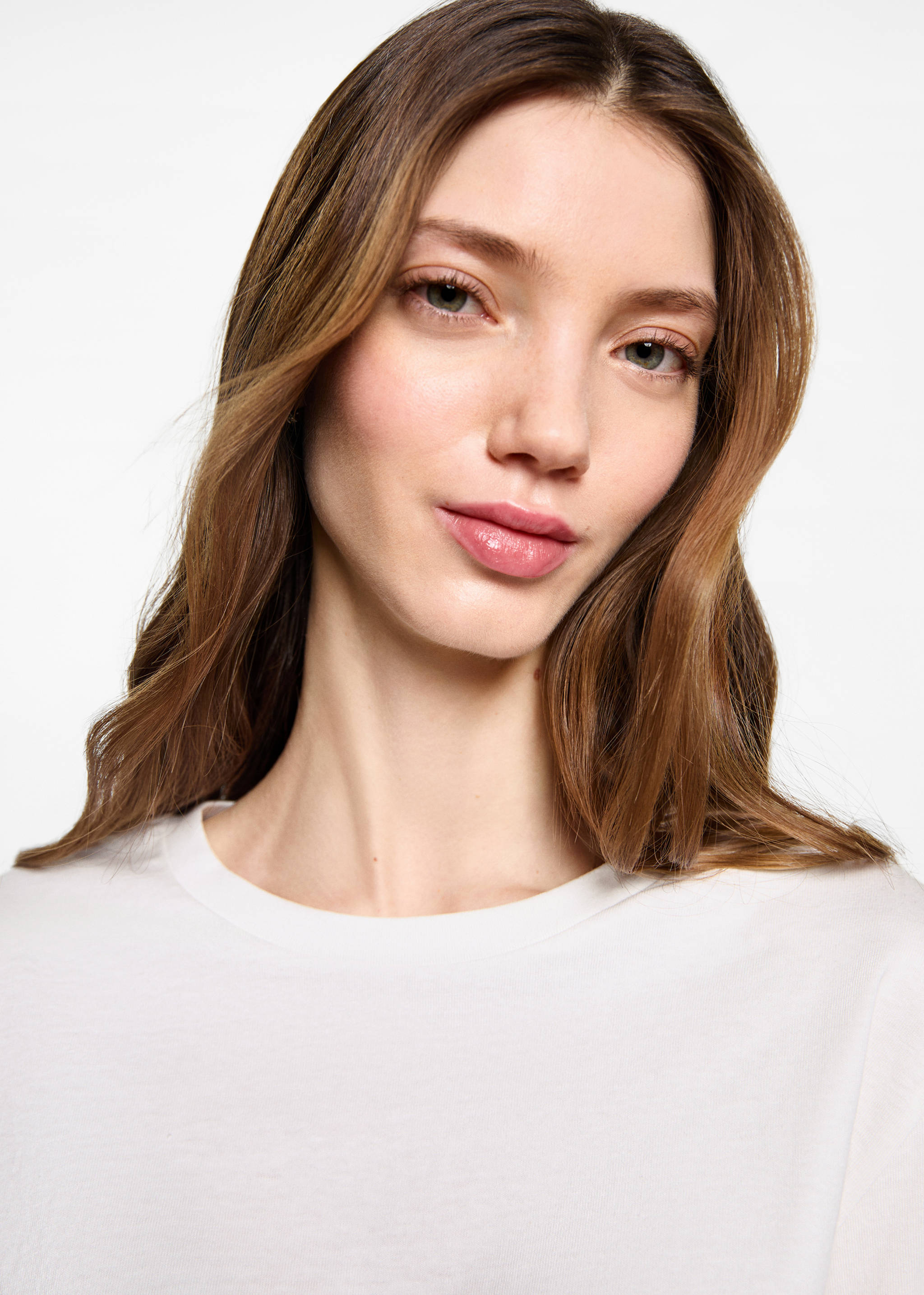 T-Shirt mit geraffter Taille - Detail des Artikels 1