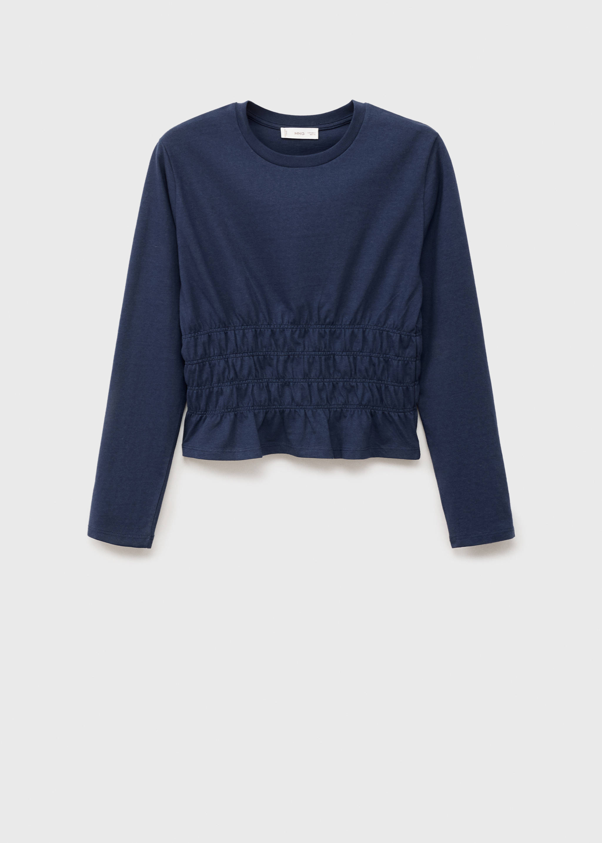 T-Shirt mit geraffter Taille - Artikel ohne Model