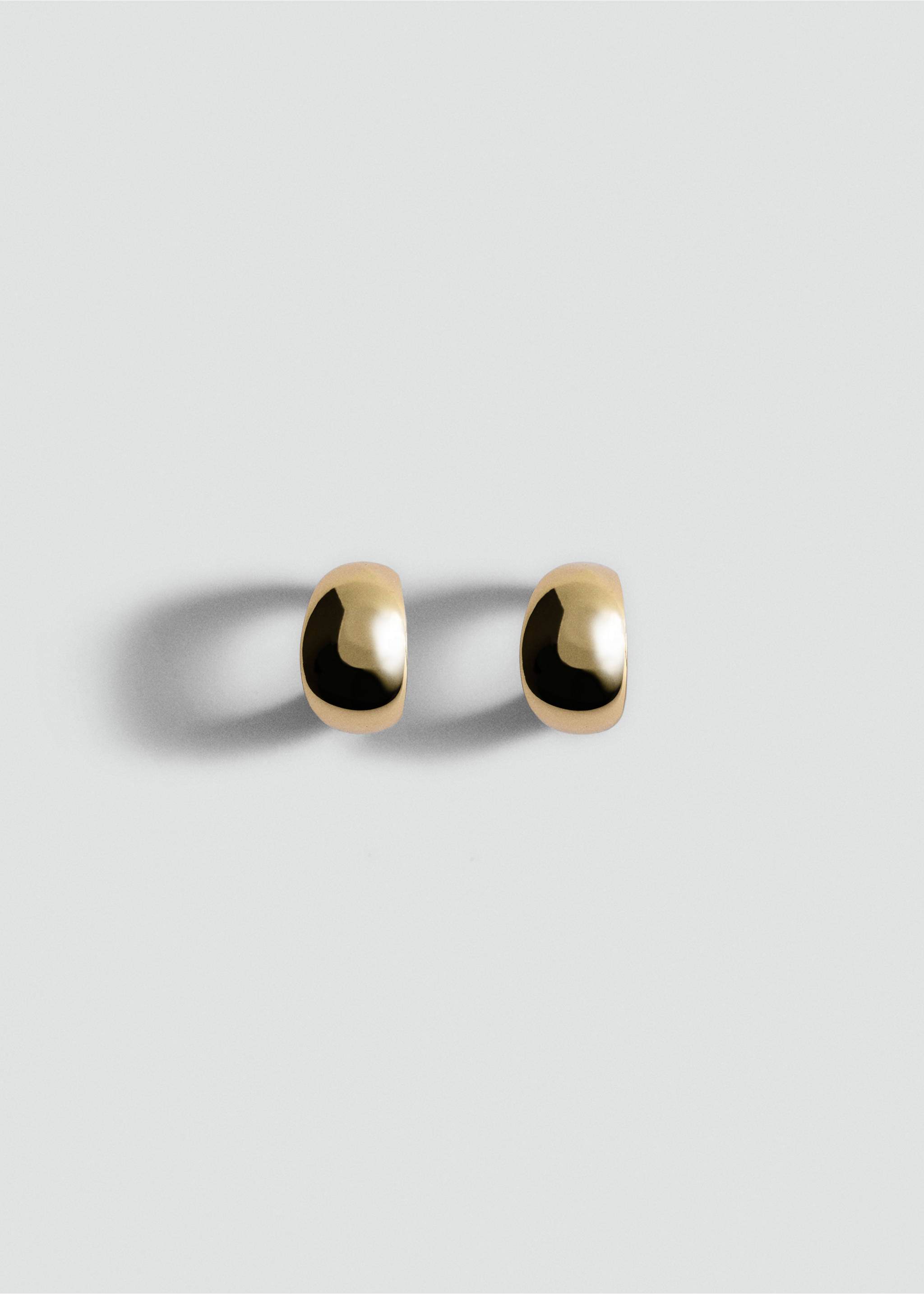 Volume hoop earrings - Article without model, Gold. Ref: 87012547-00.