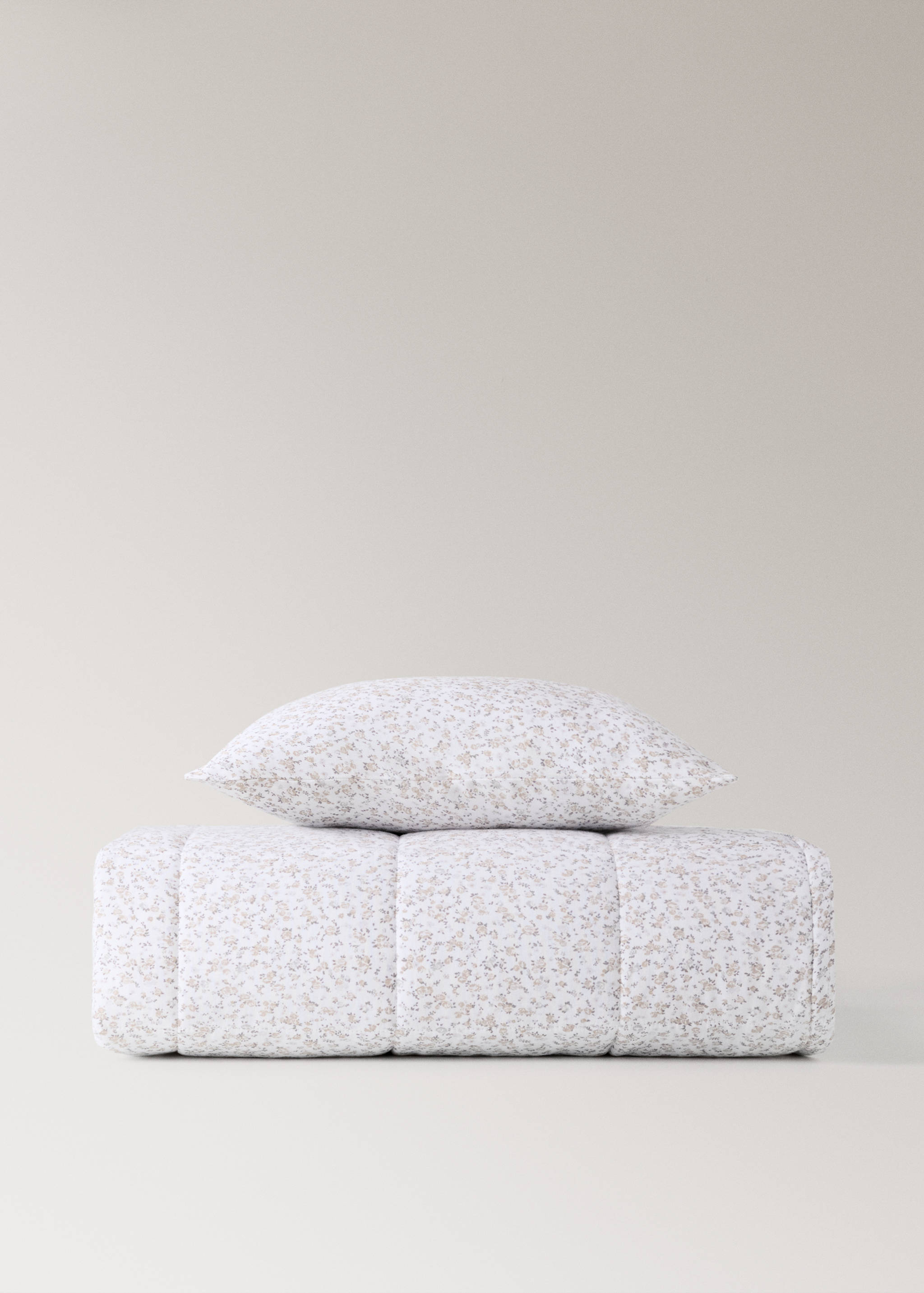 Baumwollbettdecke mit Blumenprint für 90/105 cm Kinderbett - Detail des Artikels 3