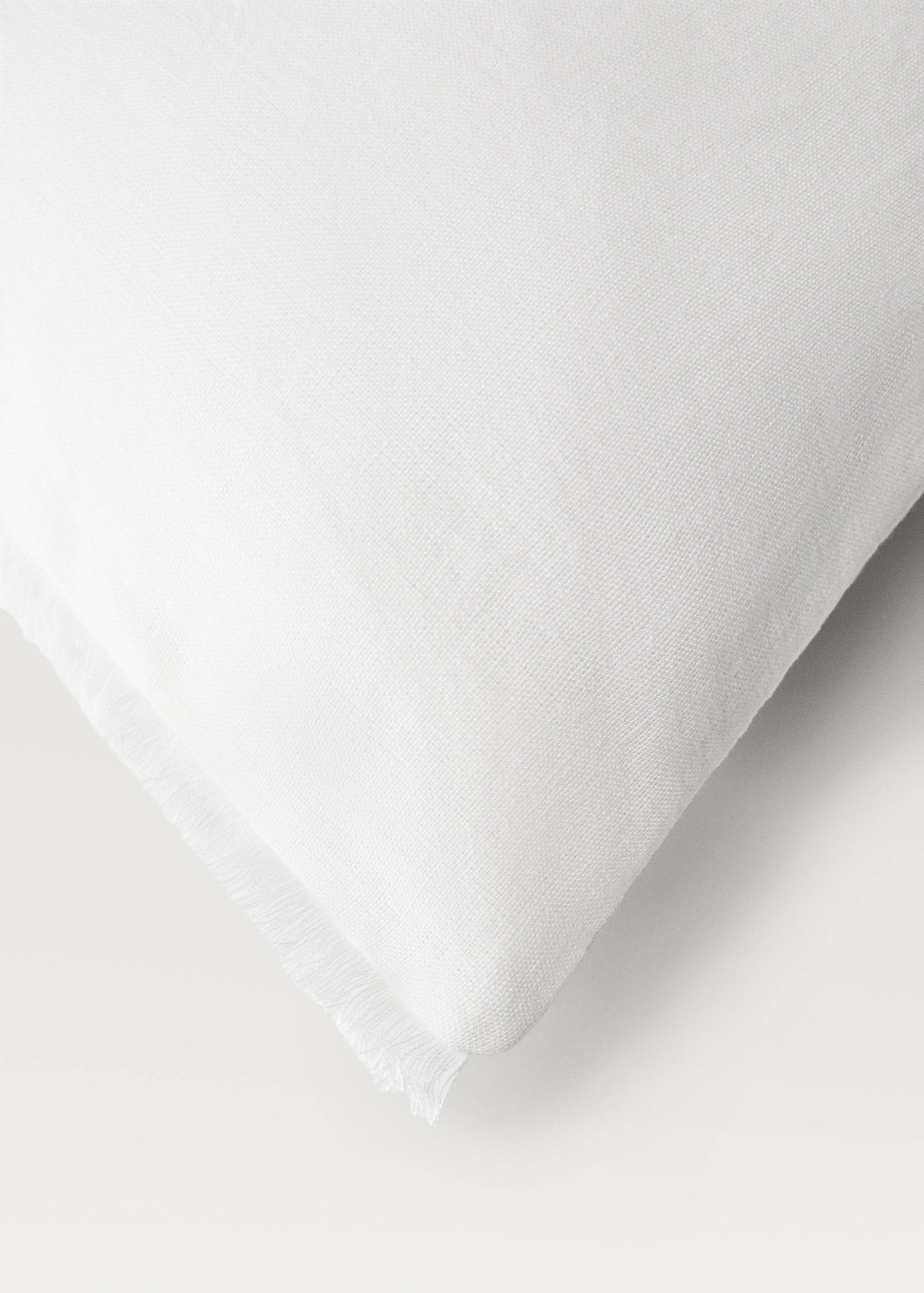 Kissenbezug aus Leinen mit Fransen, 50 x 50 cm - Detail des Artikels 2