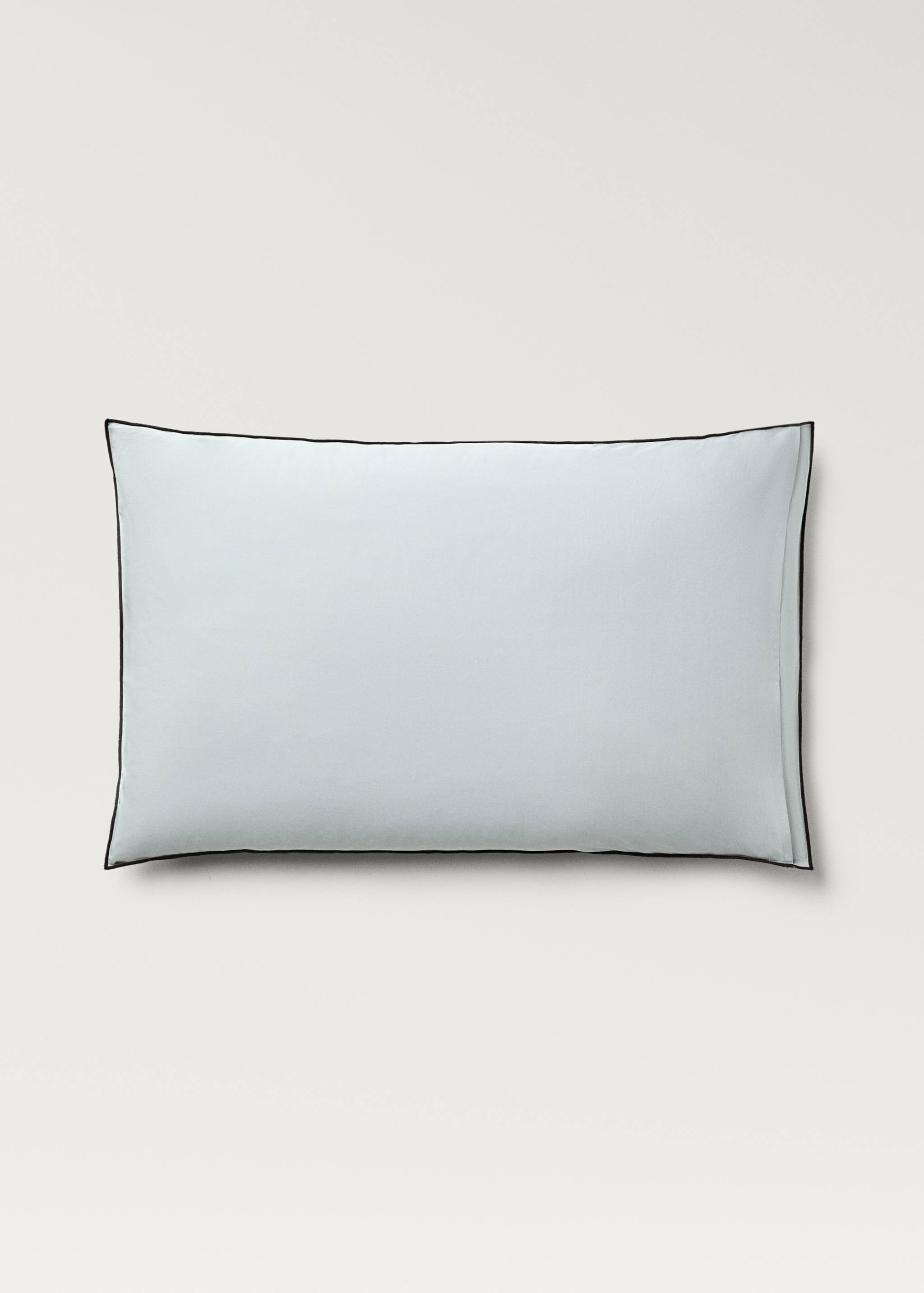 Two cotton percale reversible pillowcases 50x75 cm - Details of the article 1