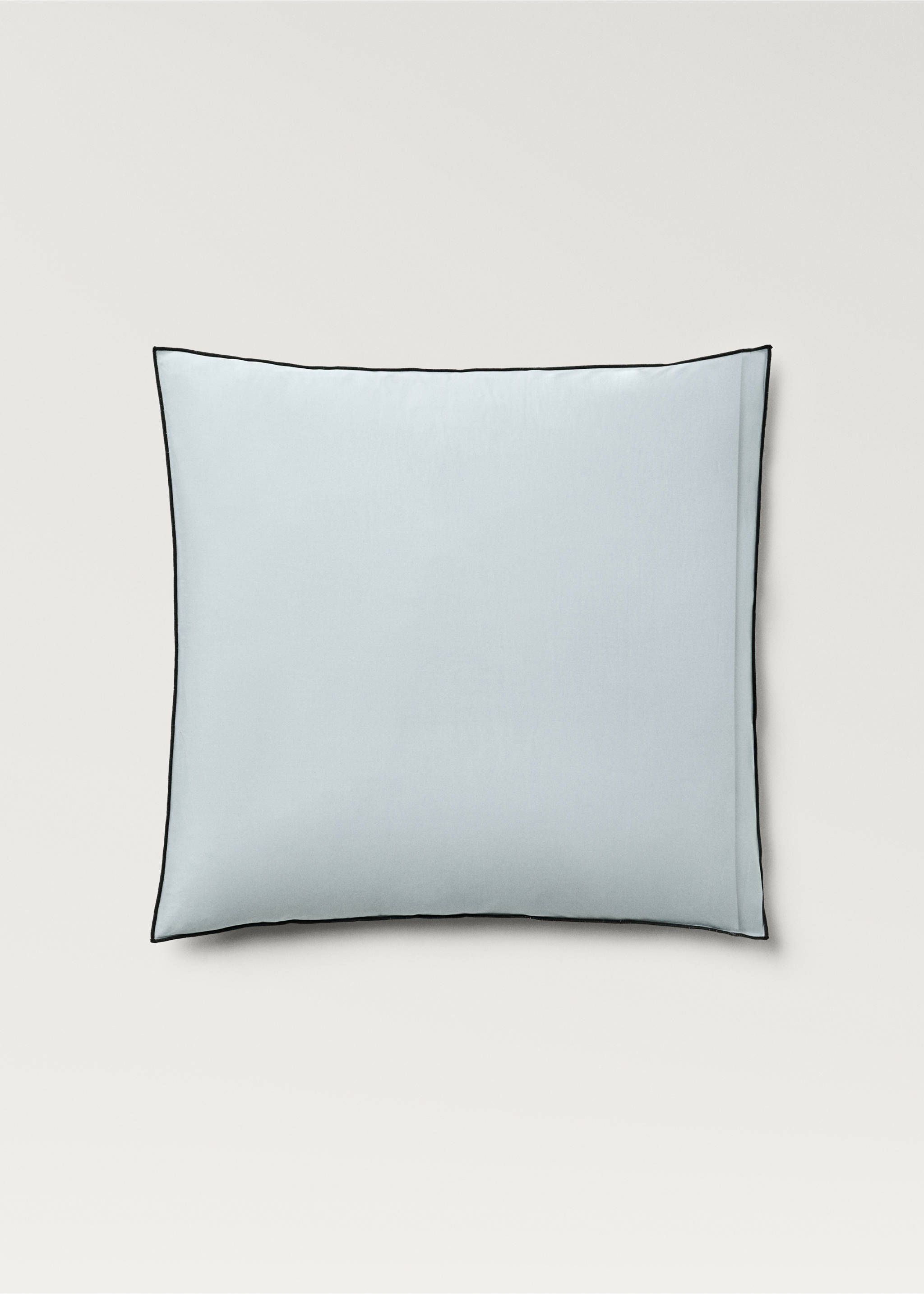 Zwei Wende-Kopfkissenbezüge aus Baumwoll-Perkal, 60 x 60 cm - Detail des Artikels 1, Grün. Ref: 87012957-00.