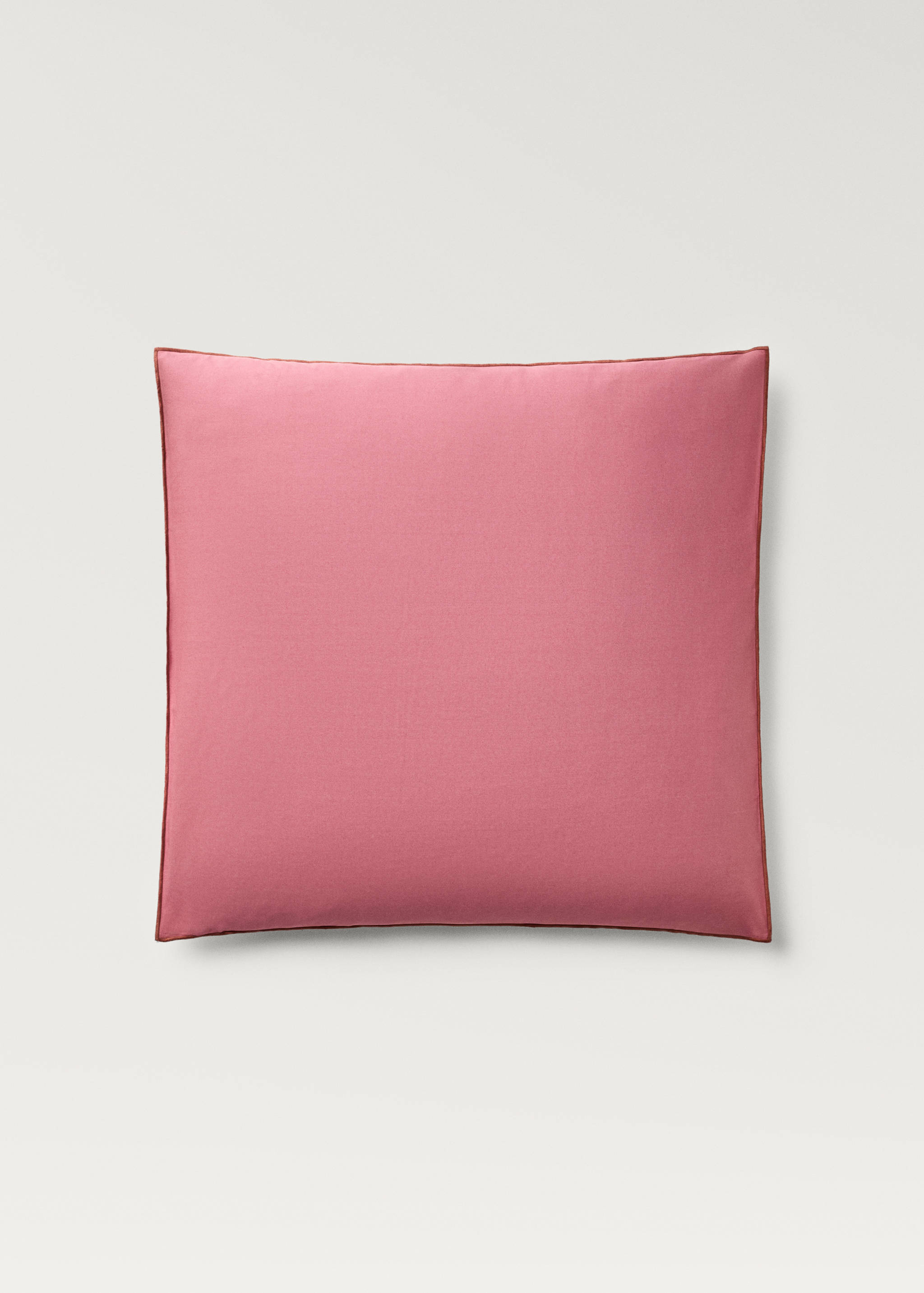 Two cotton percale reversible pillowcases 60x60 cm - Article without model