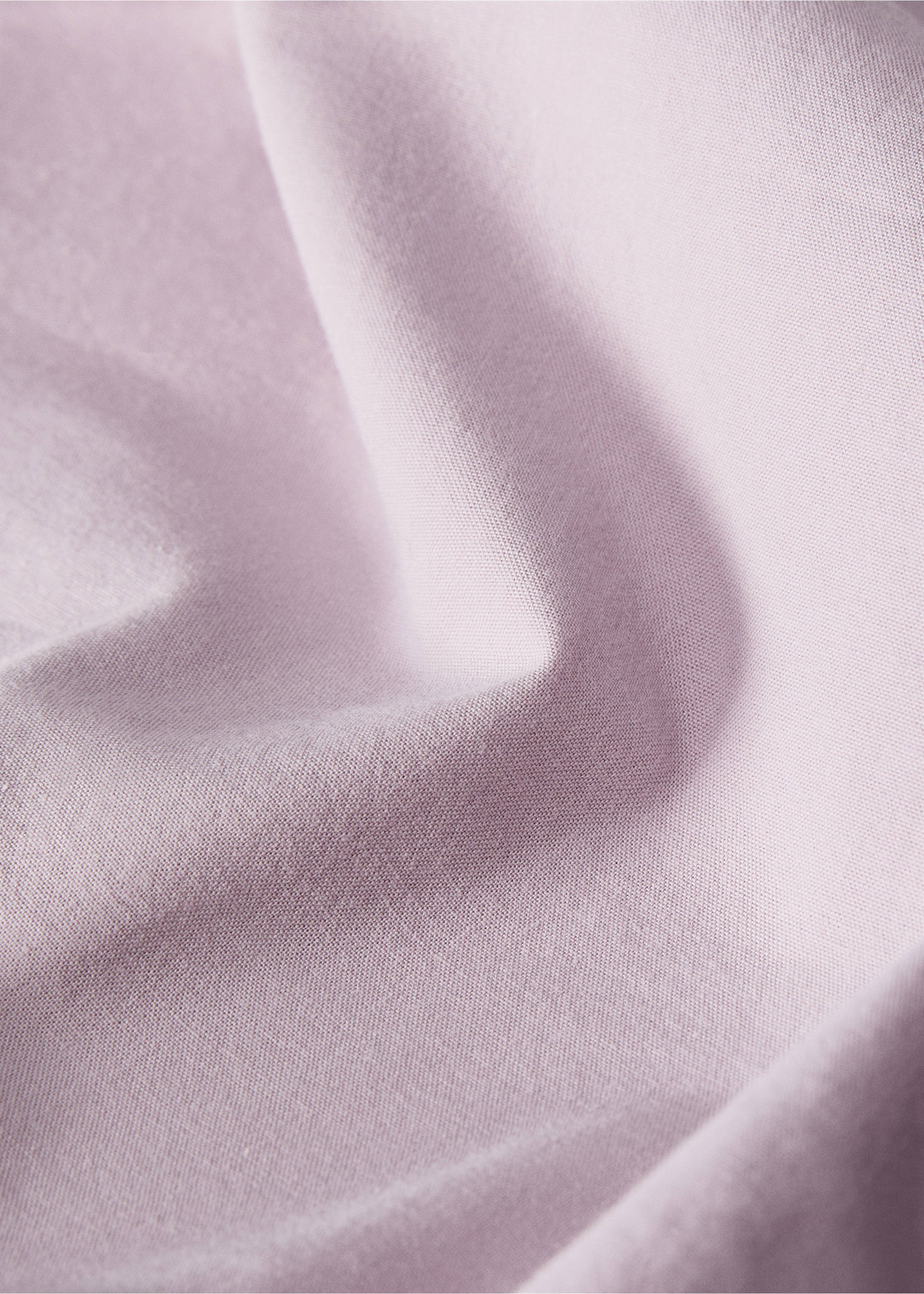 Drap plat finition brodée lit 135/140 cm - Détail de l'article 3, Rose clair. Ref: 87012961-00.
