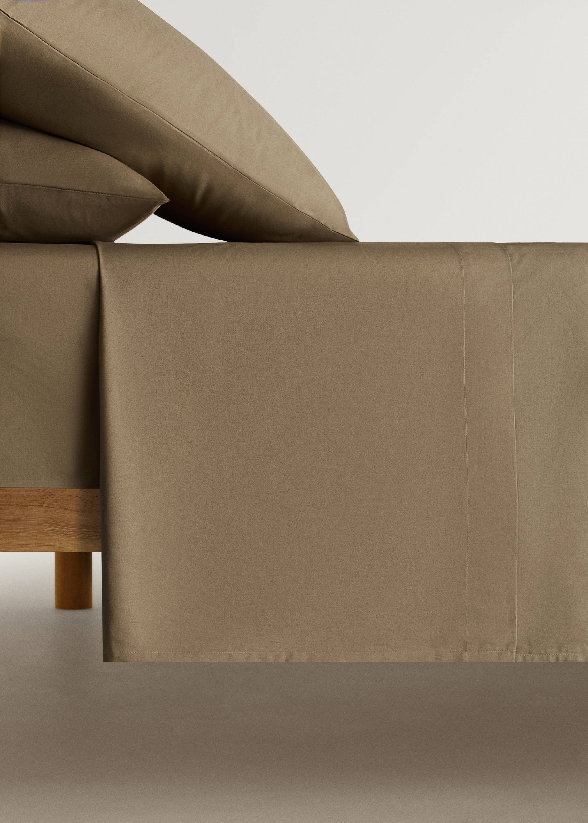 Oberlaken aus Baumwoll-Perkal für 135/140 cm Bett - Artikel ohne Model