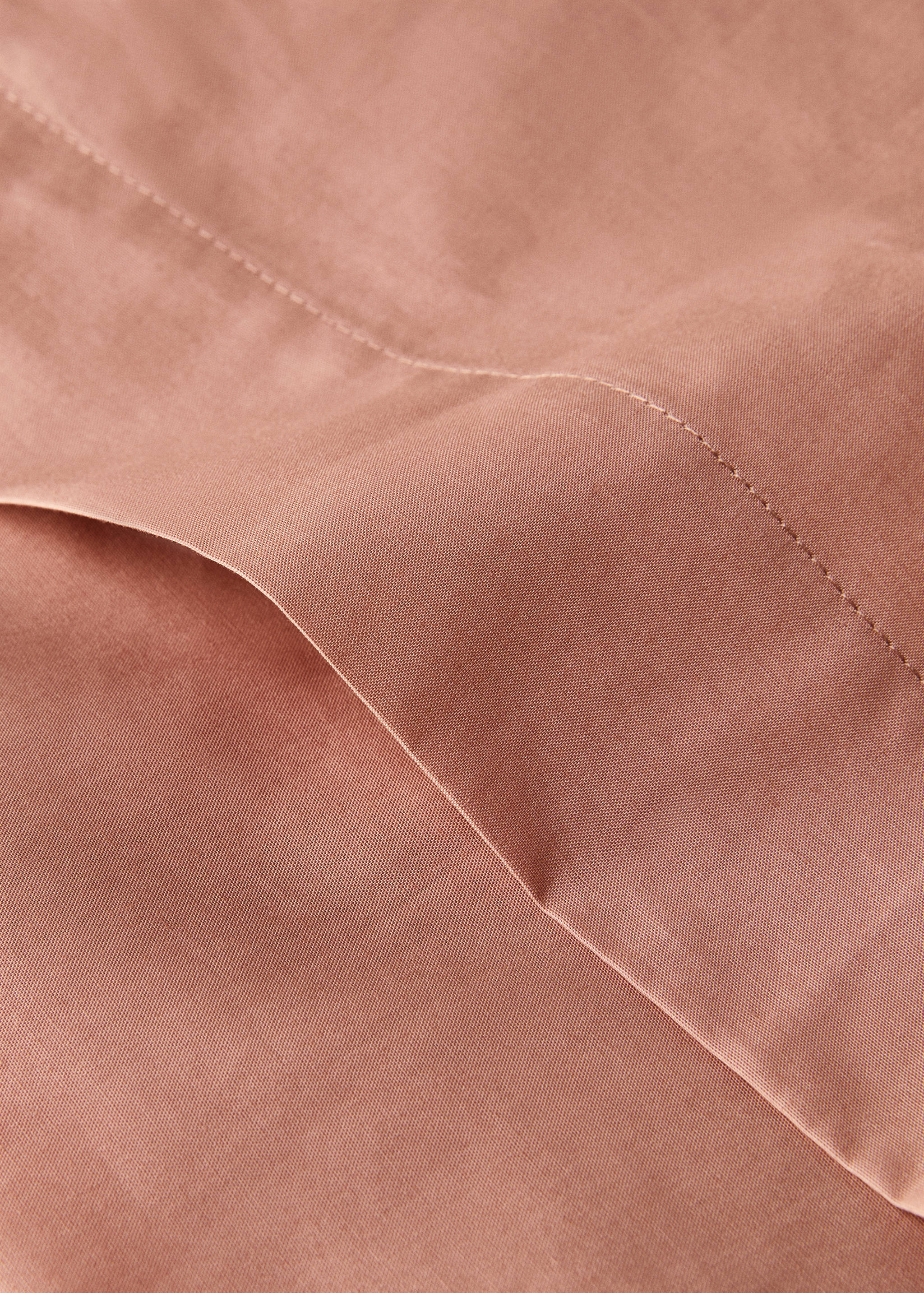 Percale cotton flat sheet Superking bed - Details of the article 2