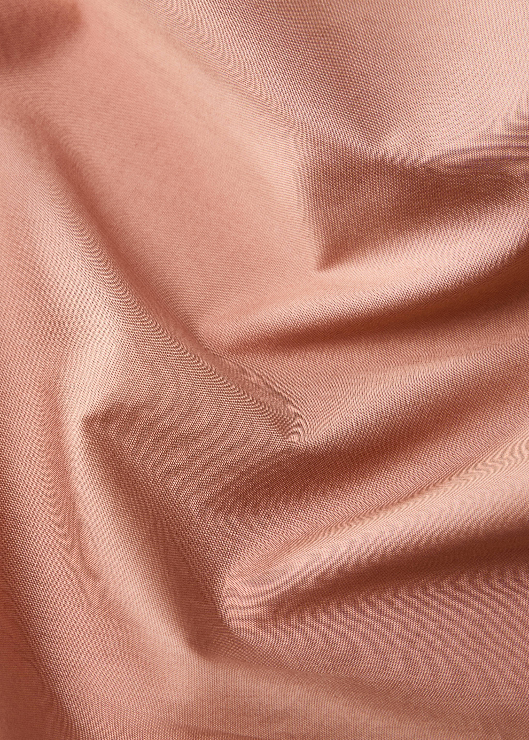 Percale cotton flat sheet Superking bed - Details of the article 3