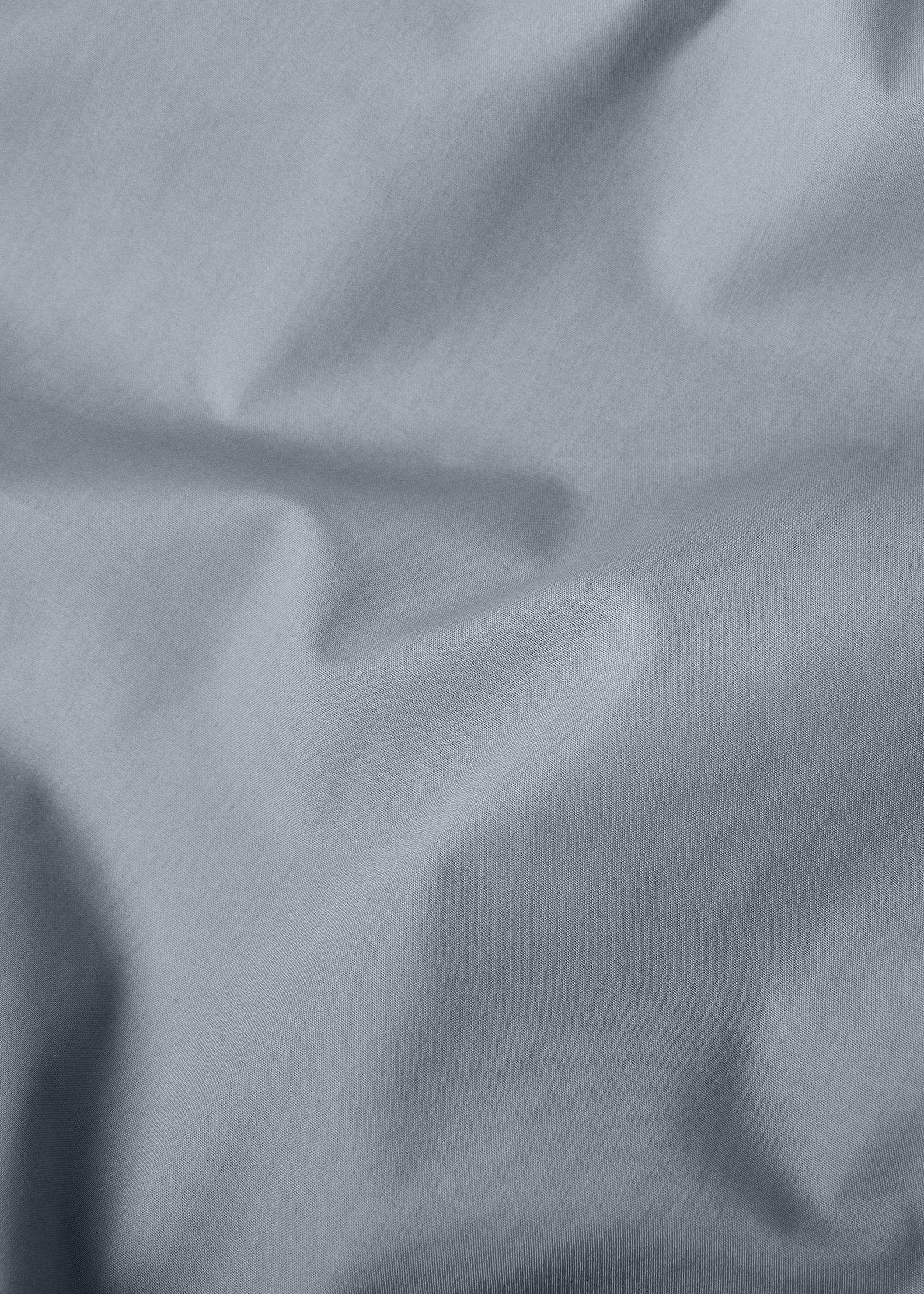 Percale cotton flat sheet Superking bed - Details of the article 3
