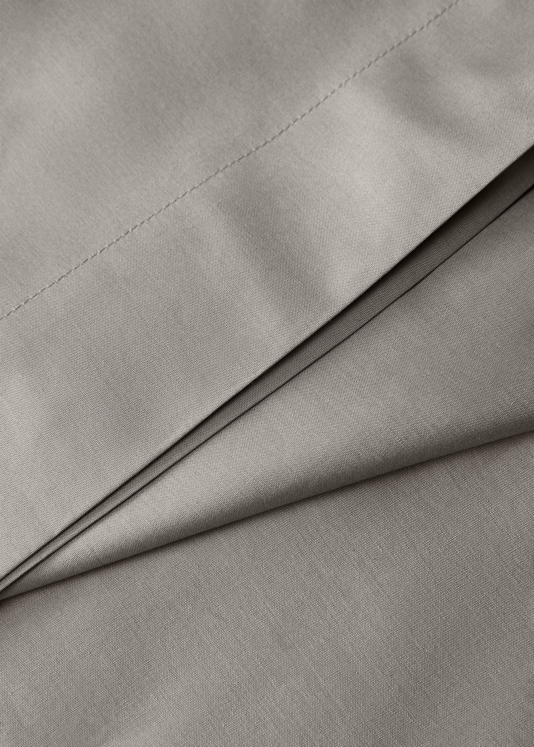Percale cotton flat sheet Superking bed - Details of the article 1