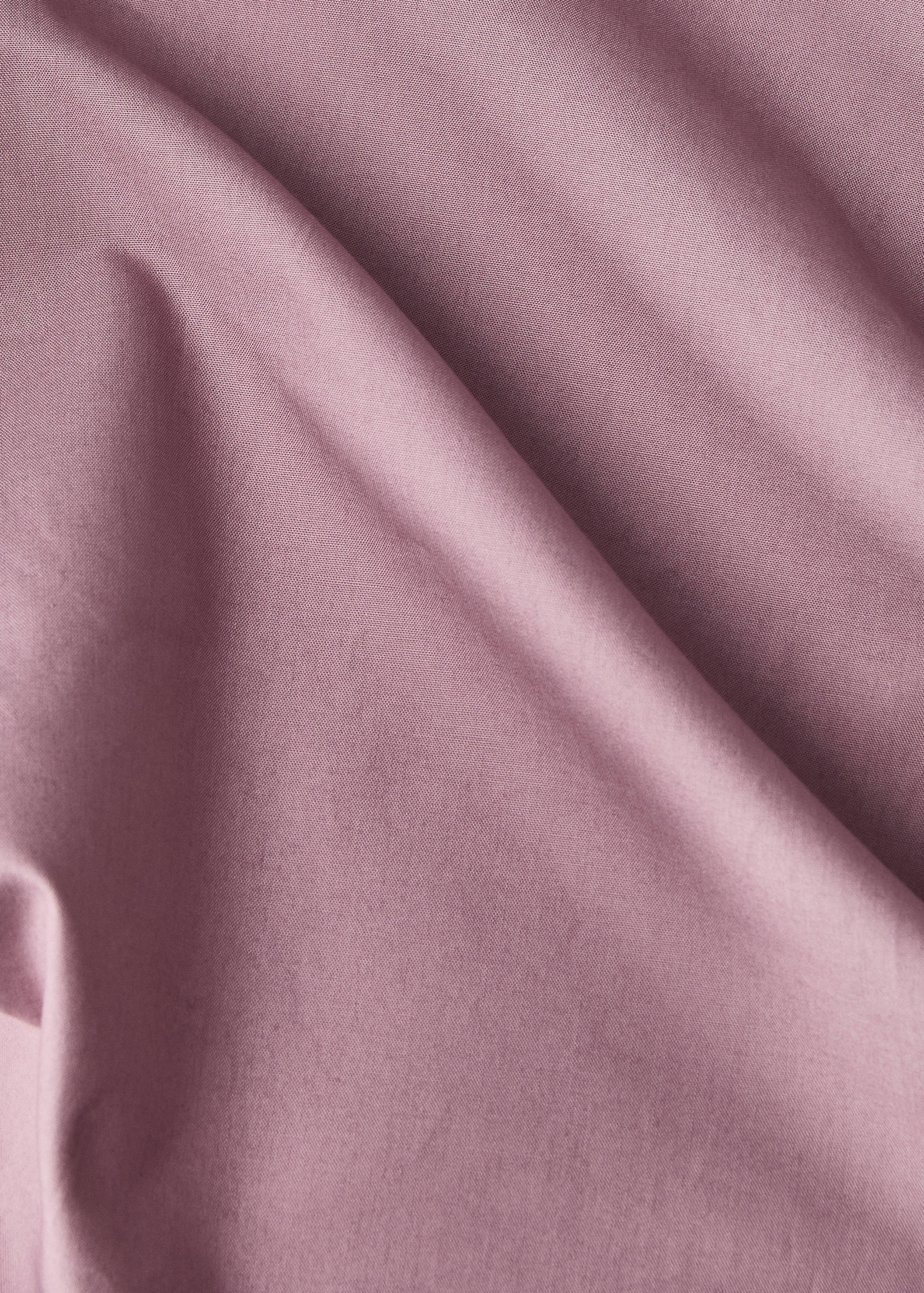 Percale cotton flat sheet Superking bed - Details of the article 2