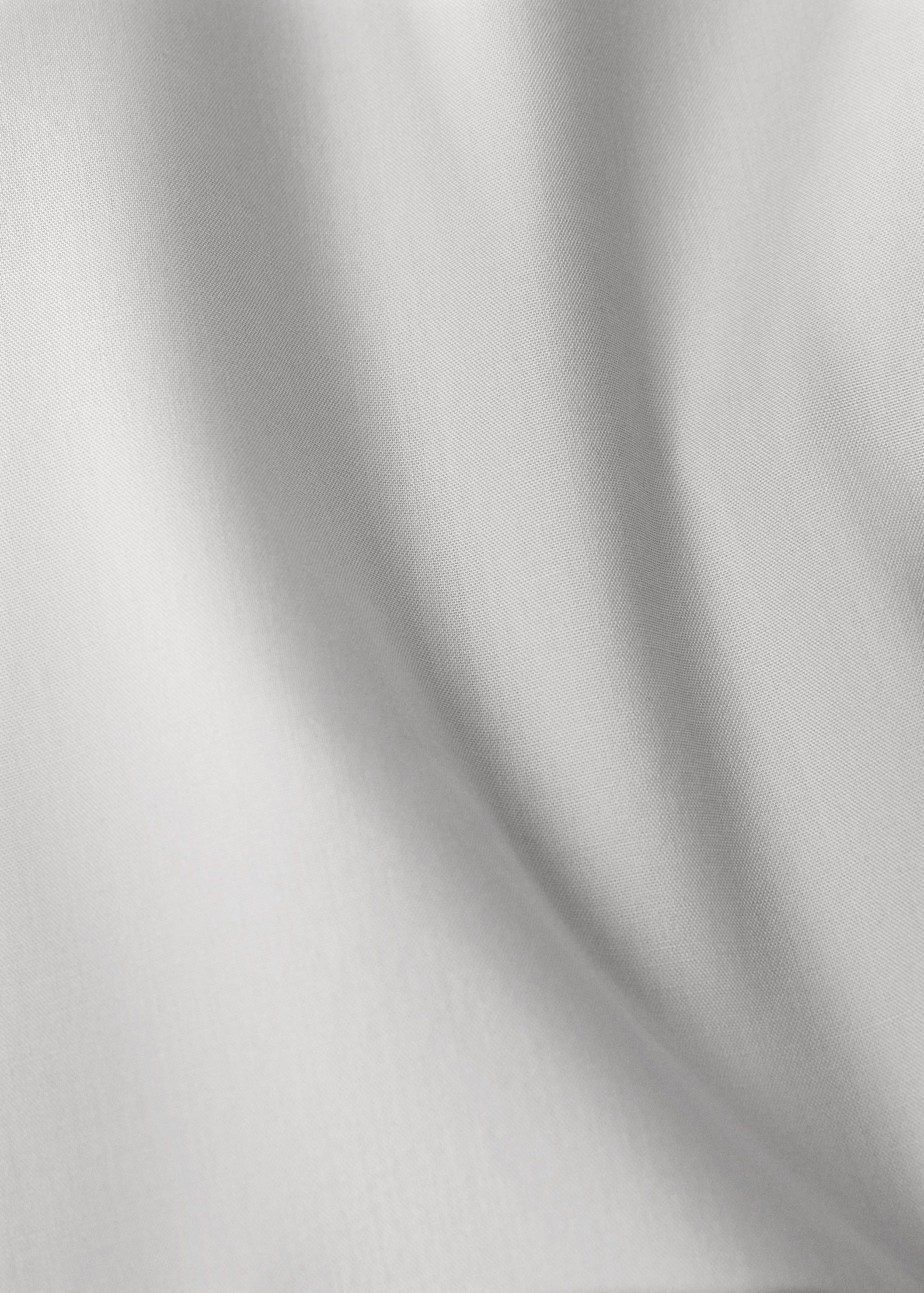 Percale cotton flat sheet Superking bed - Details of the article 2