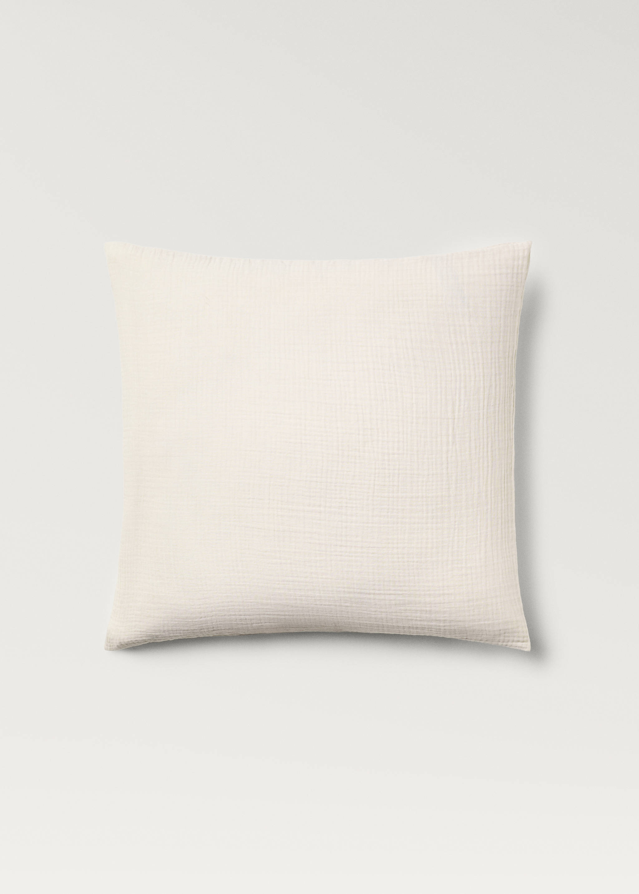 Zwei Kopfkissenbezüge aus Baumwoll-Chiffon, 60 x 60 cm - Artikel ohne Model