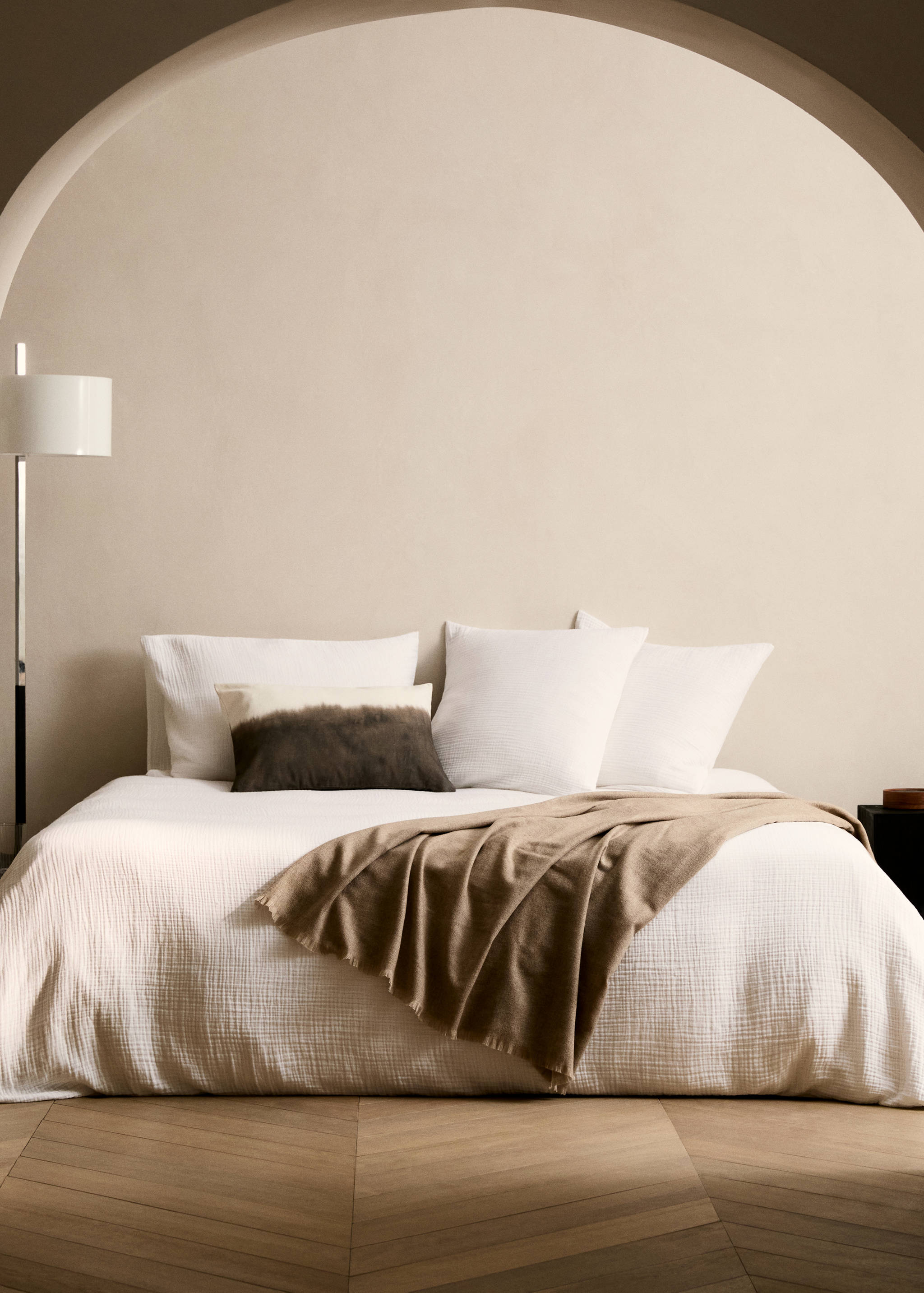 Capa de edredão de gaze de algodão (cama 135/140 cm) - Plano geral