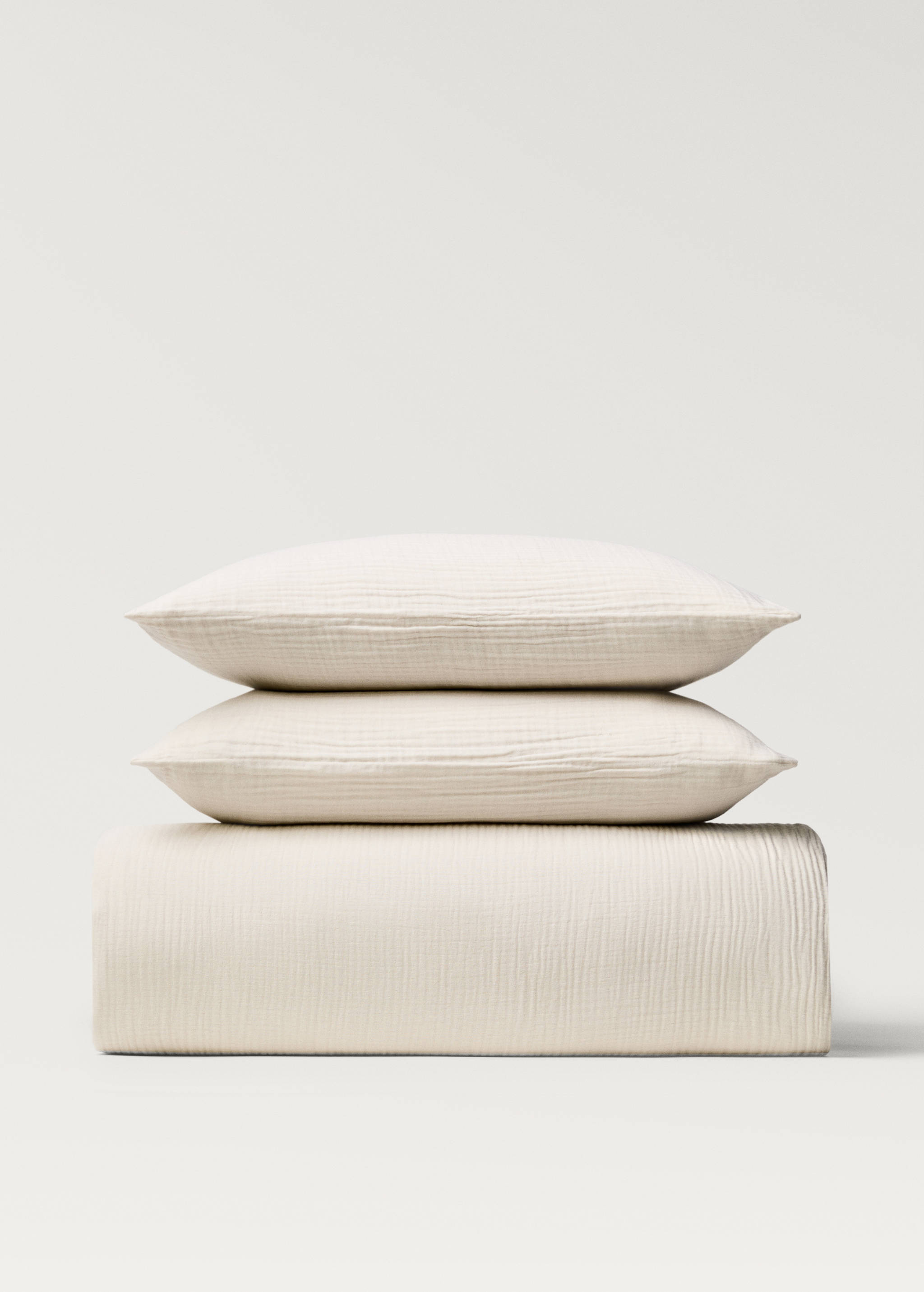 Bettbezug aus Baumwoll-Musselin für 135/140 cm Bett - Artikel ohne Model