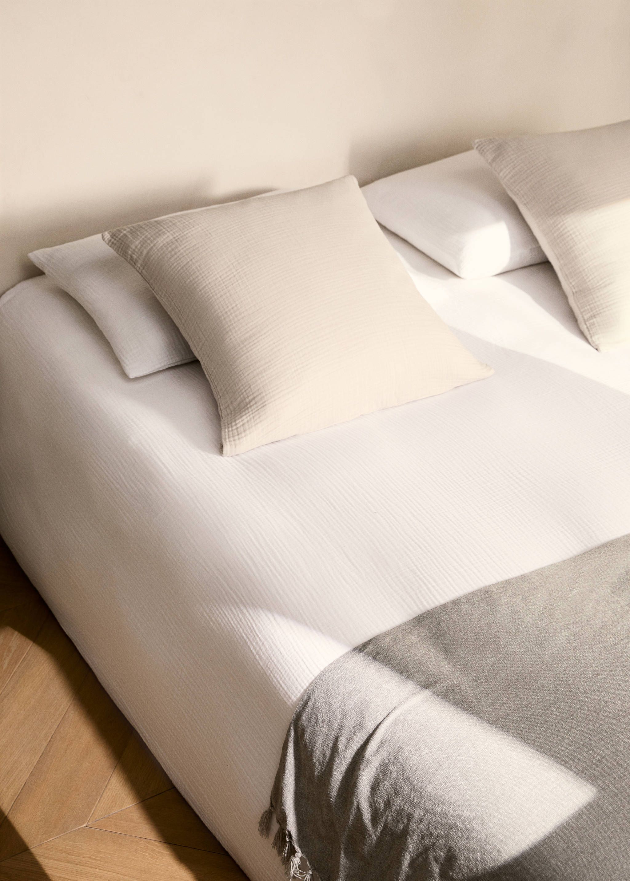 Gauze cotton duvet cover Superking bed - Details of the article 8